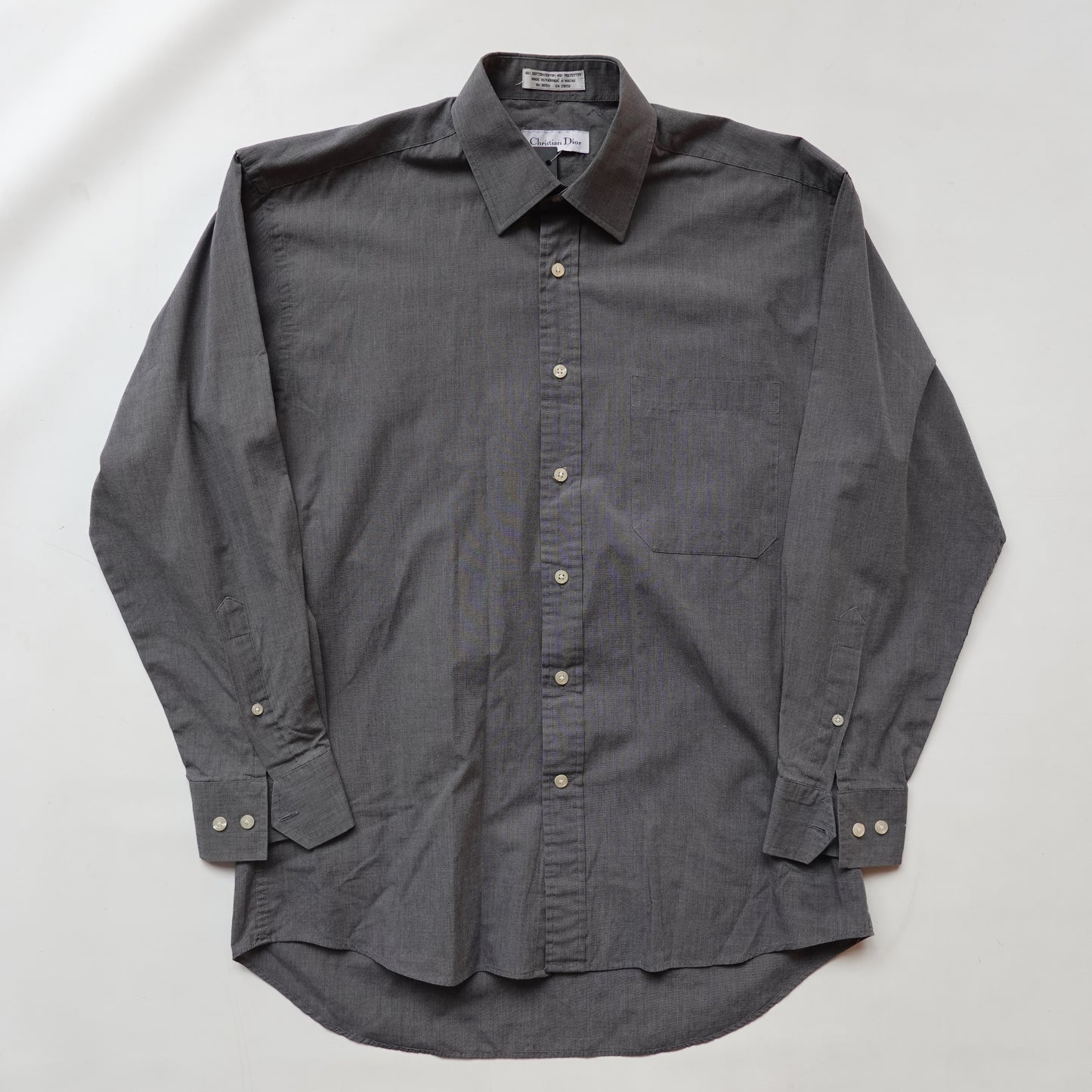 Christian Dior Grey Button Up - Size L