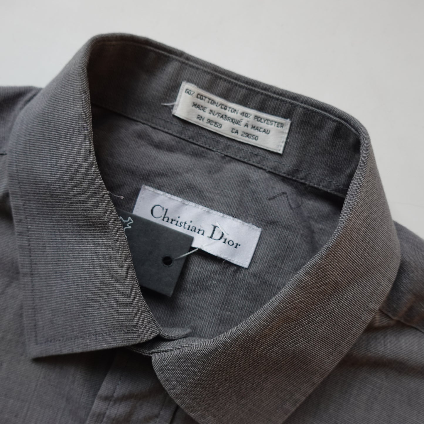 Christian Dior Grey Button Up - Size L