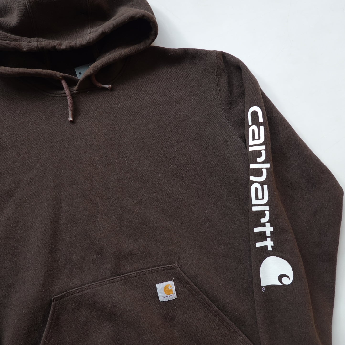 Carhartt Brown Hoodie - Size L