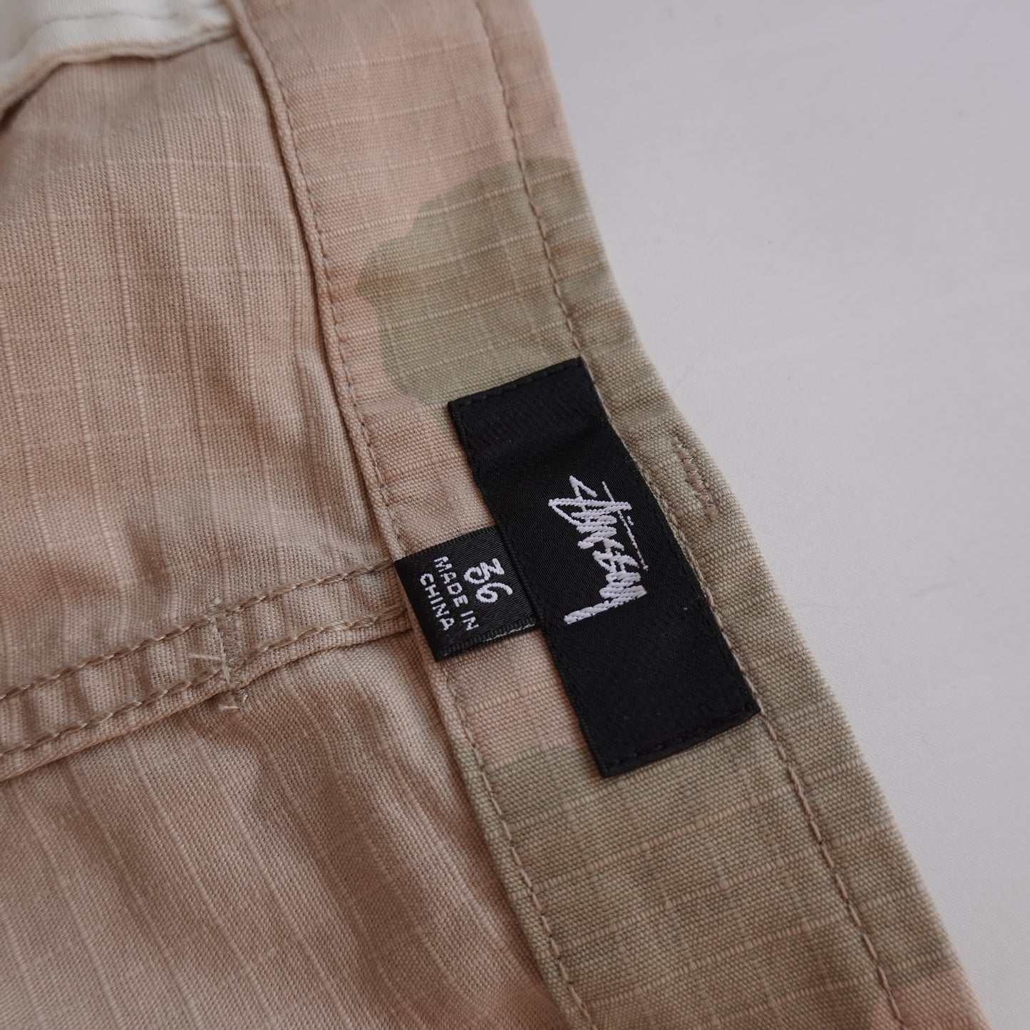Stussy Baggy Camo Shorts - Size 36