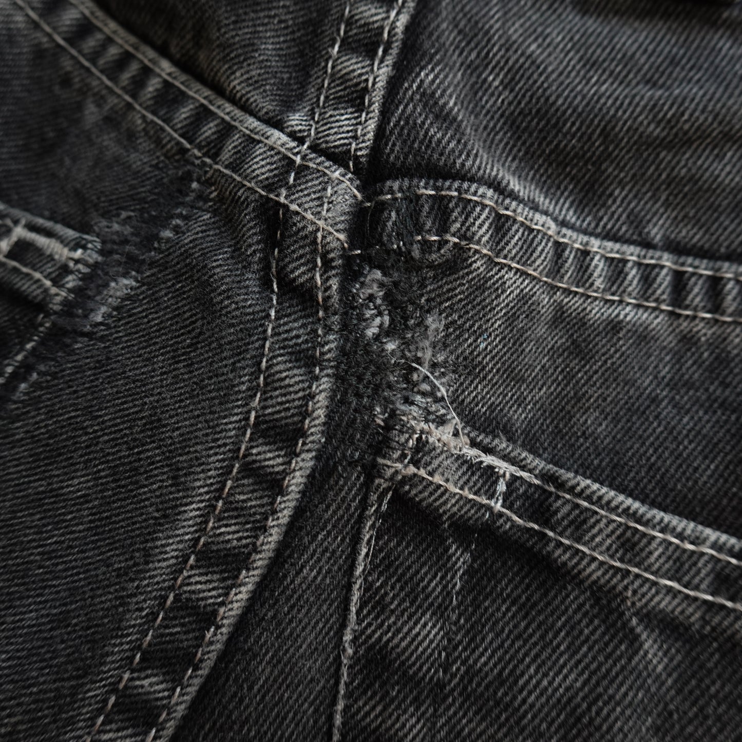 Polar Big Boy Grey Denim Pants - Size M