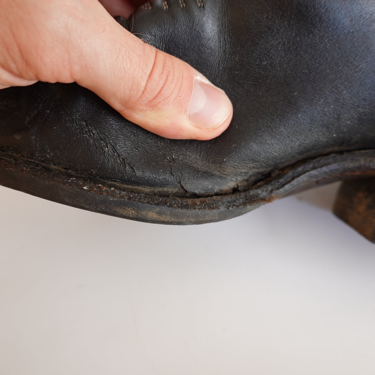 Leather Cowboy Boots - Size 11