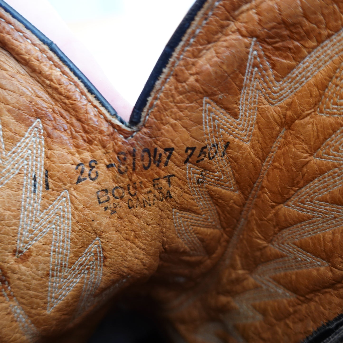Leather Cowboy Boots - Size 11