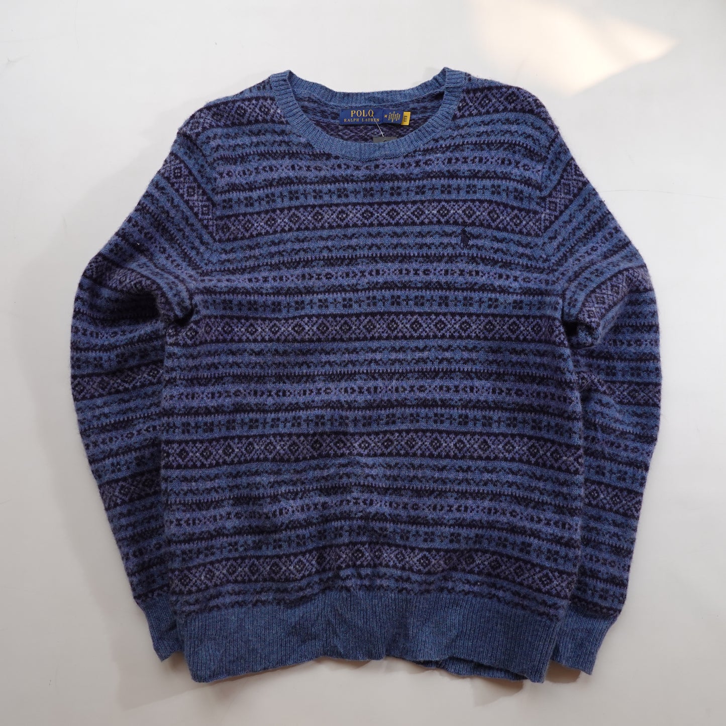 Polo RL Blue Knit Sweater - Size M