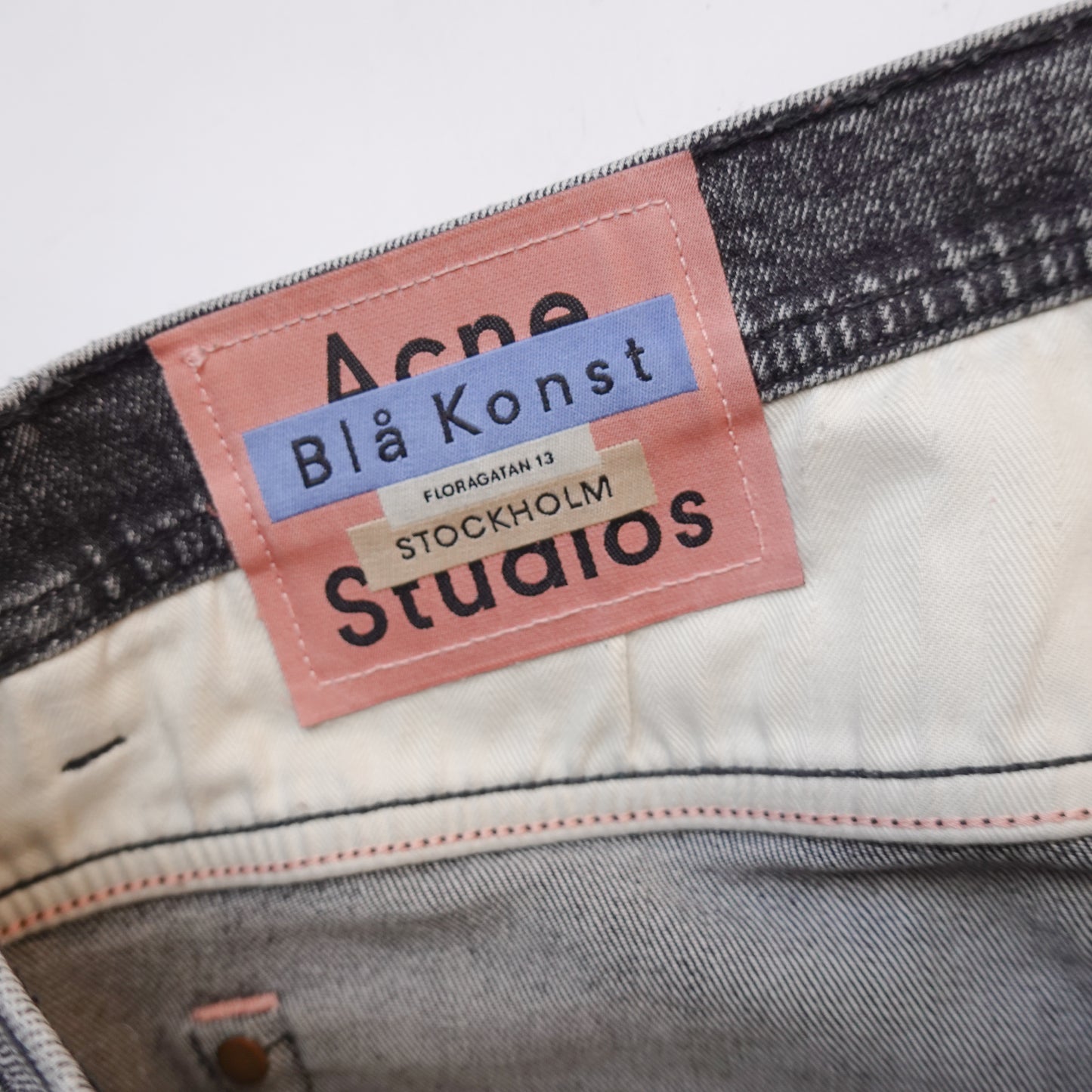 Acne Studios Black Marble Pant - Size 32