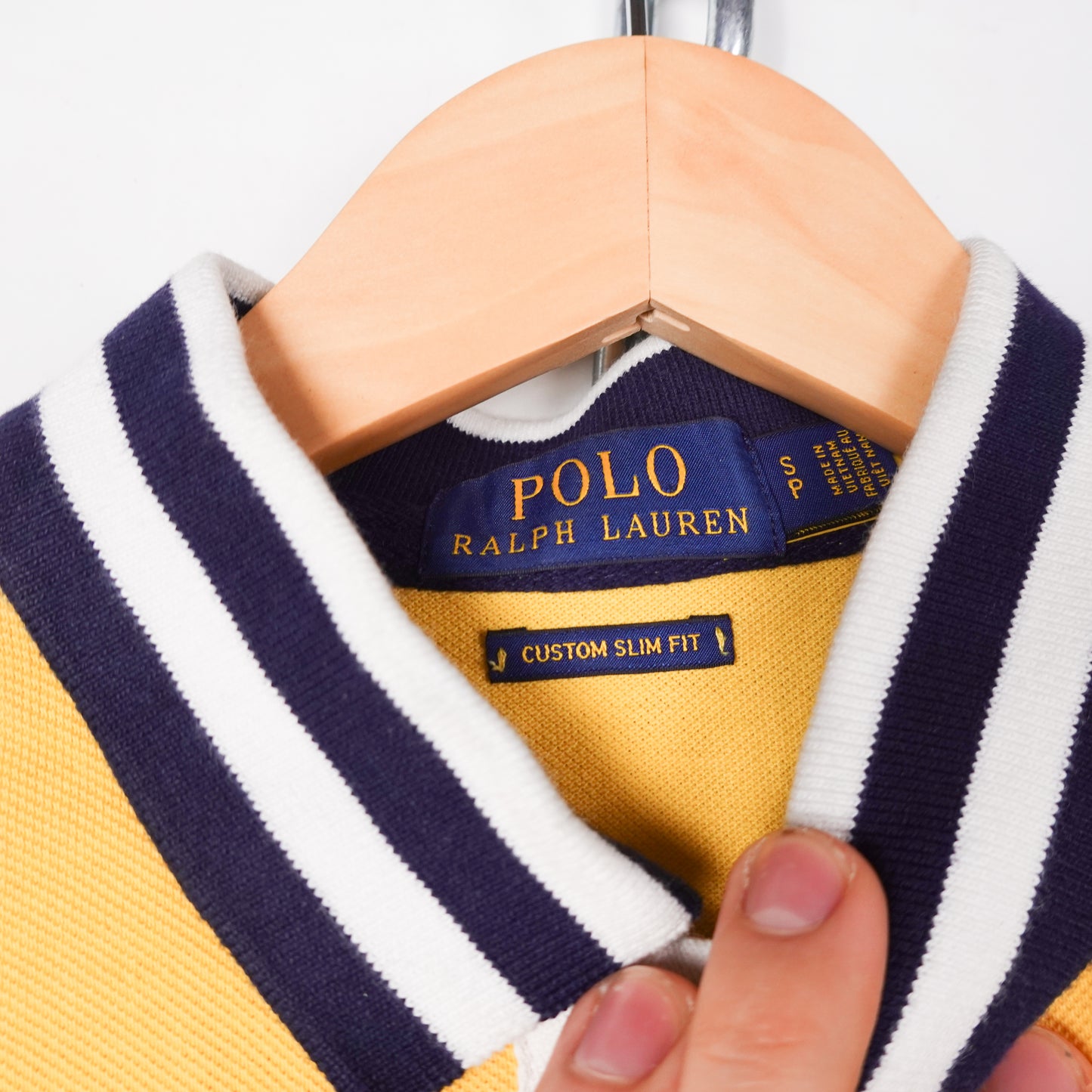 Polo RL Spellout Polo Shirt - Size S
