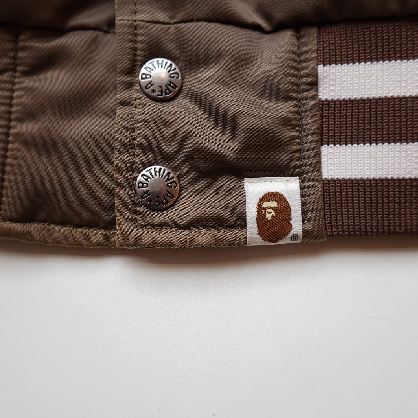 2006 Bape Varsity Bomber Jacket - Size L