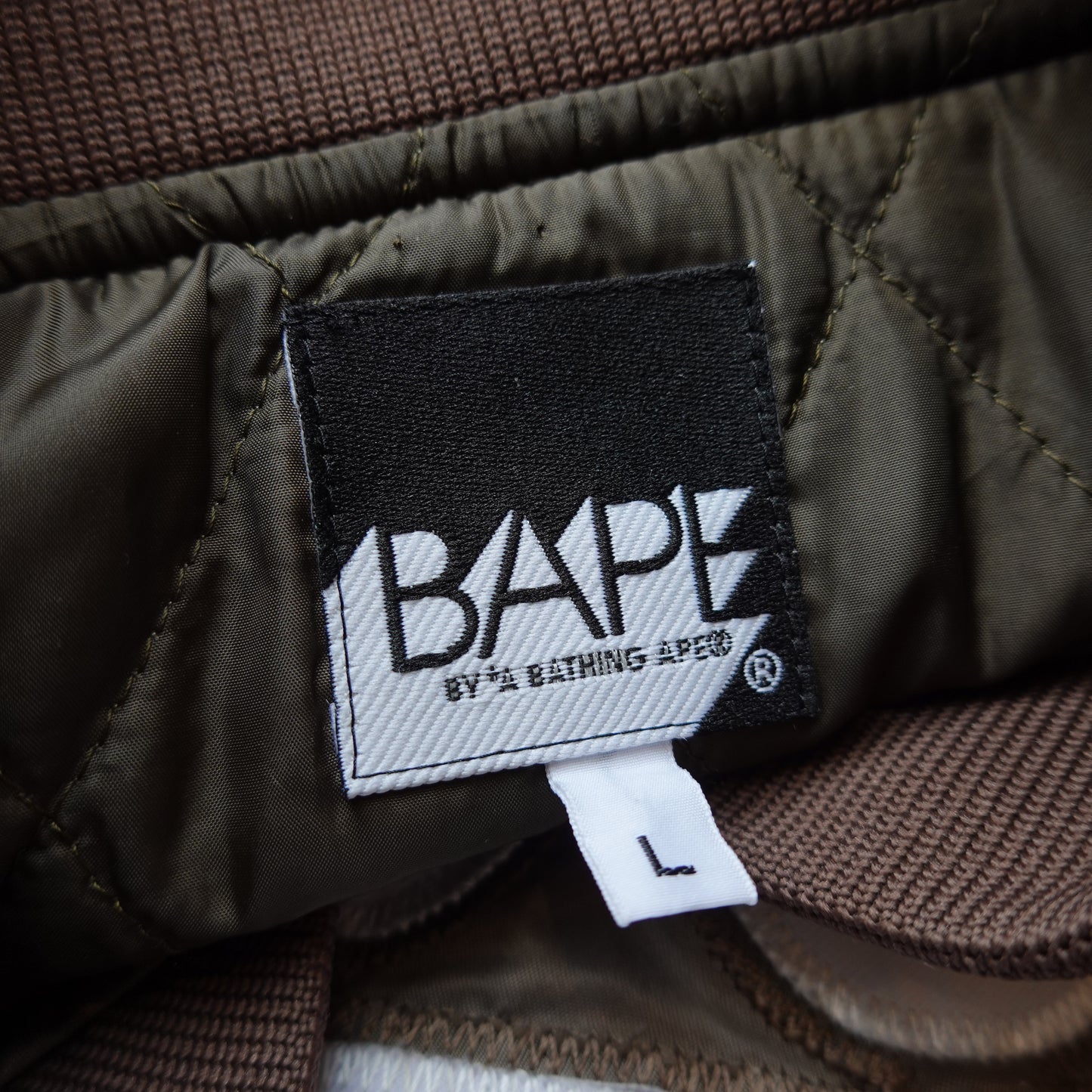 2006 Bape Varsity Bomber Jacket - Size L