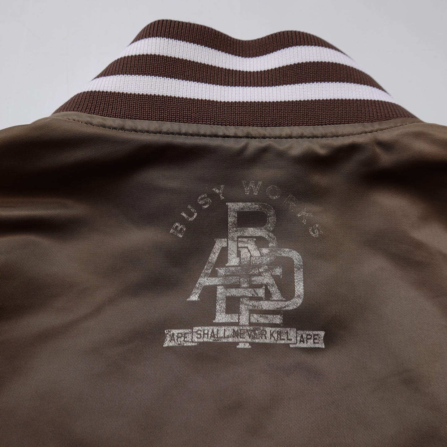 2006 Bape Varsity Bomber Jacket - Size L