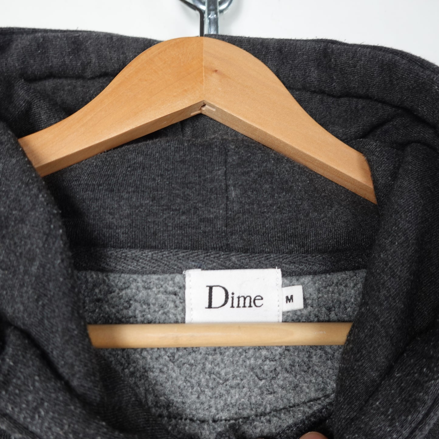 Dime Grey Hoodie - Size M
