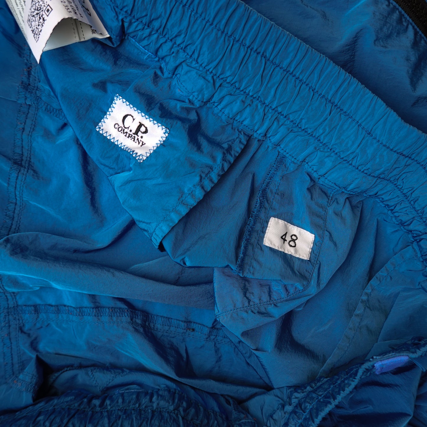 CP Company Nylon Blue Track Pants - Size 48