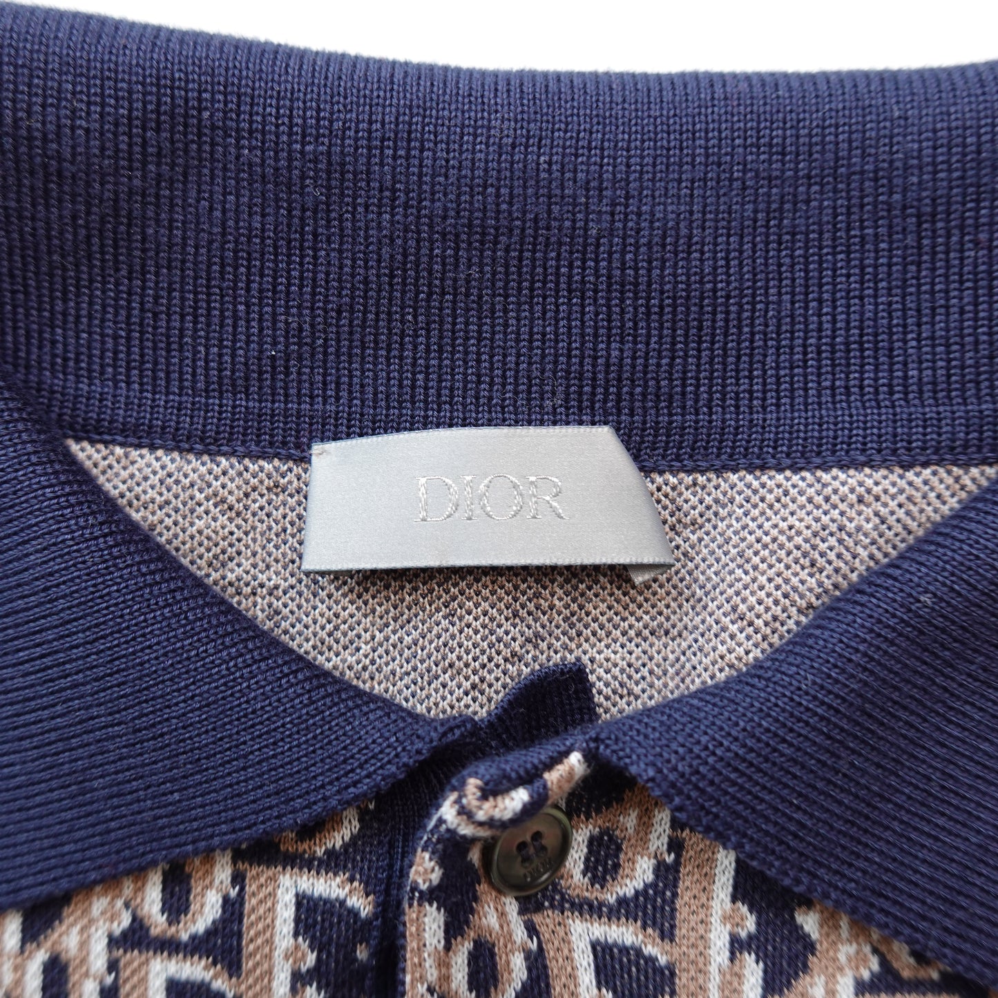 Dior Oblique Monogram Polo Shirt - Size M