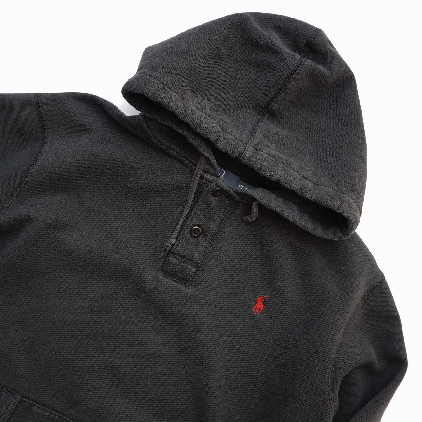 Polo RL 3/4 Button Up Hoodie - Size XL