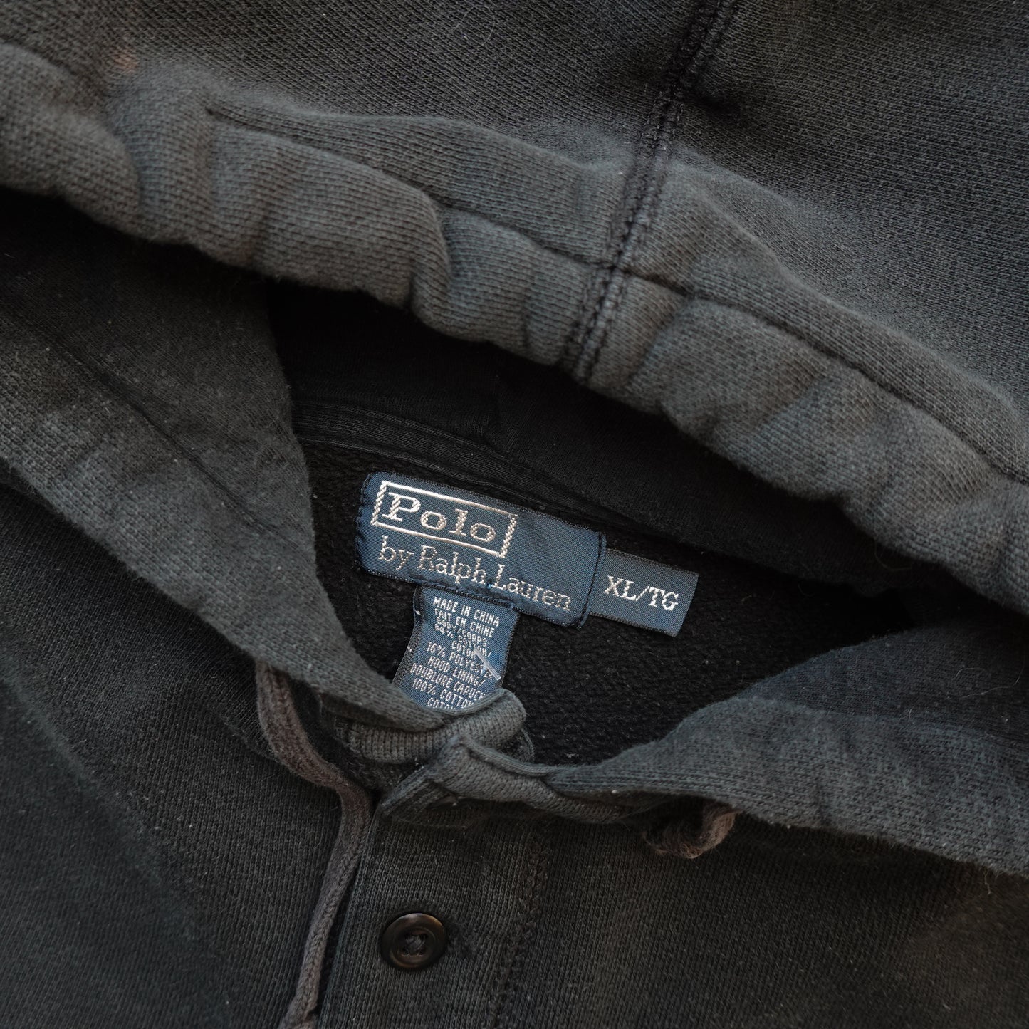 Polo RL 3/4 Button Up Hoodie - Size XL