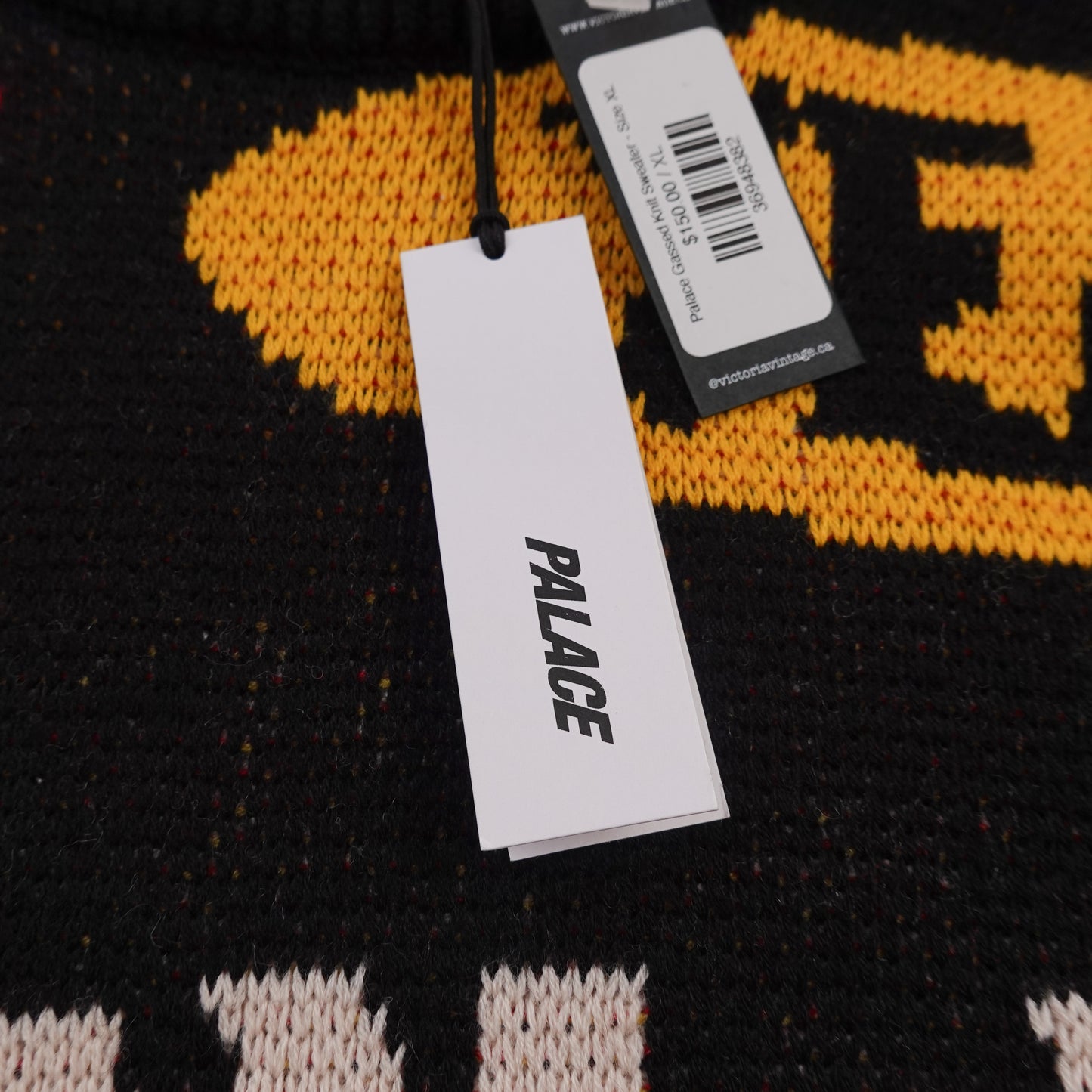 Palace Gassed Knit Sweater - Size XL