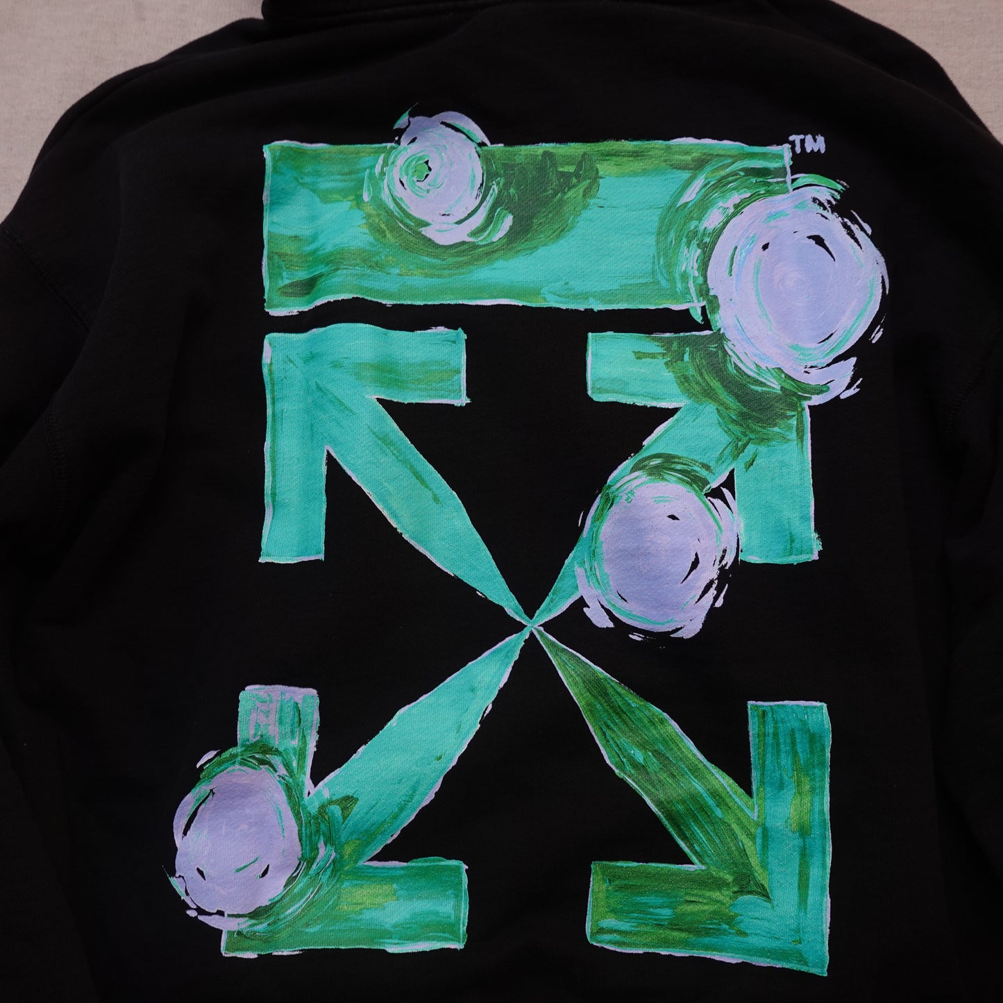 Off White Tornado Arrow Hoodie - Size M