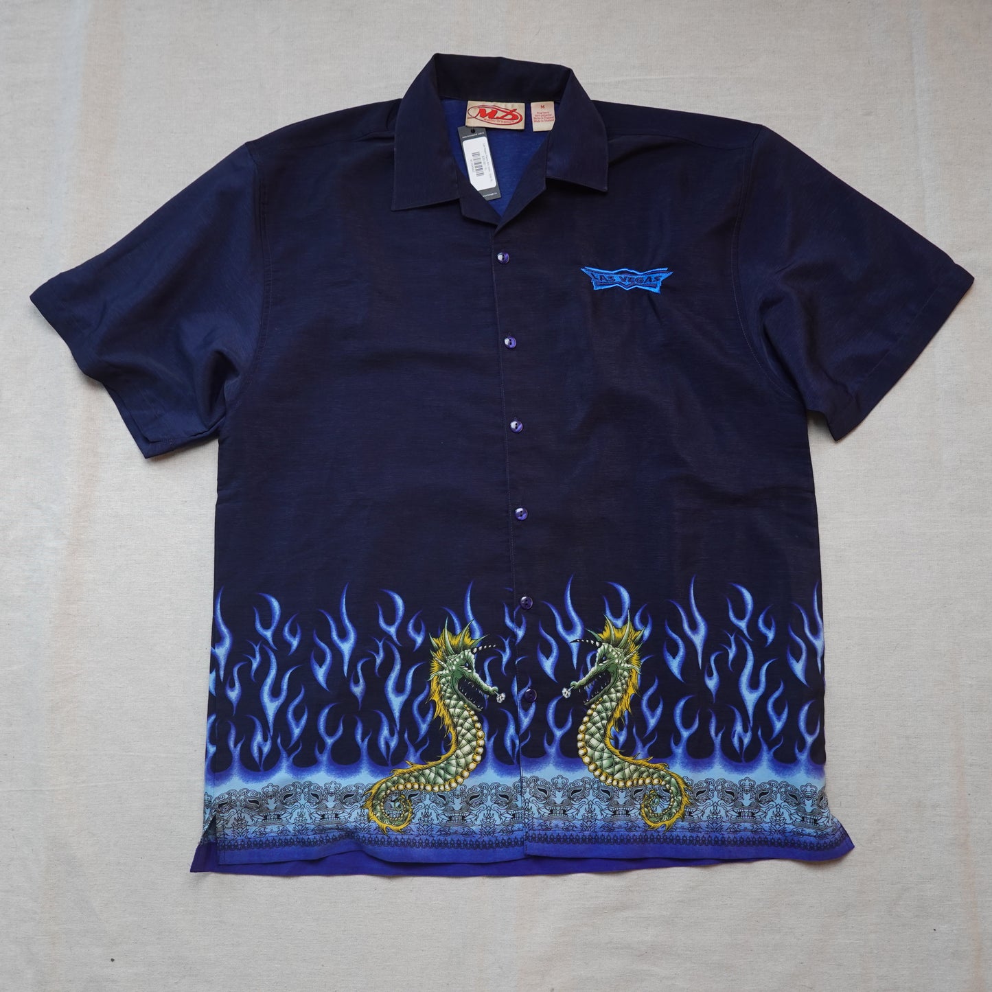 Las Vegas Flame B/U Shirt - Size XL