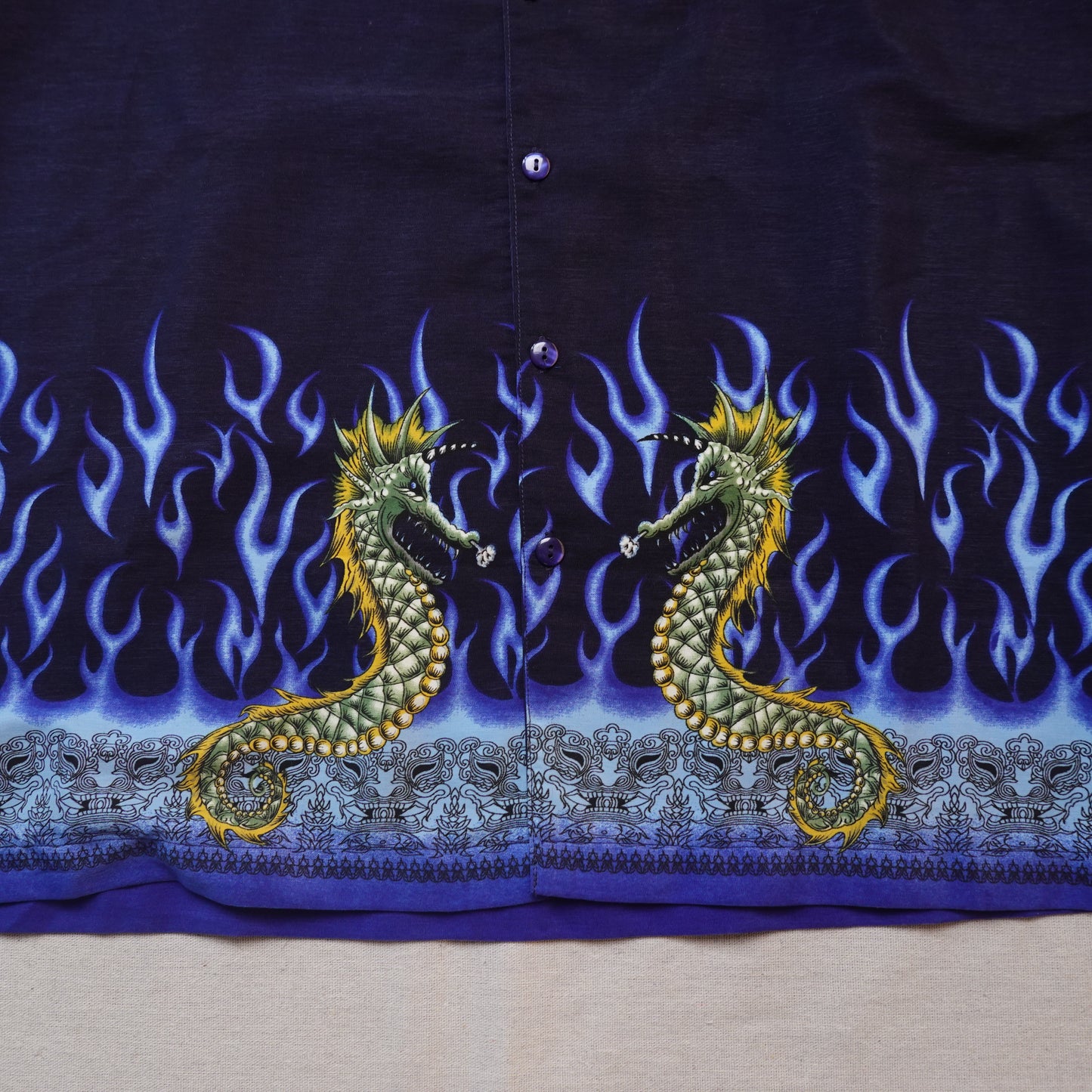 Las Vegas Flame B/U Shirt - Size XL