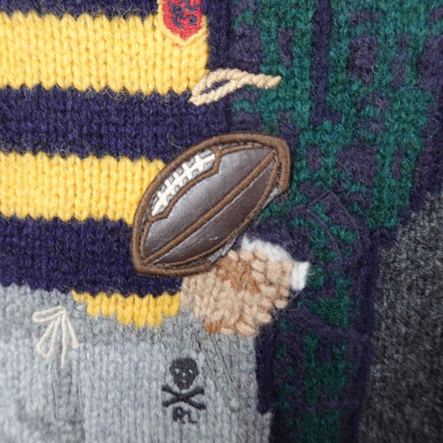 Polo RL 50th Anniversary College Bear Knit- Size S