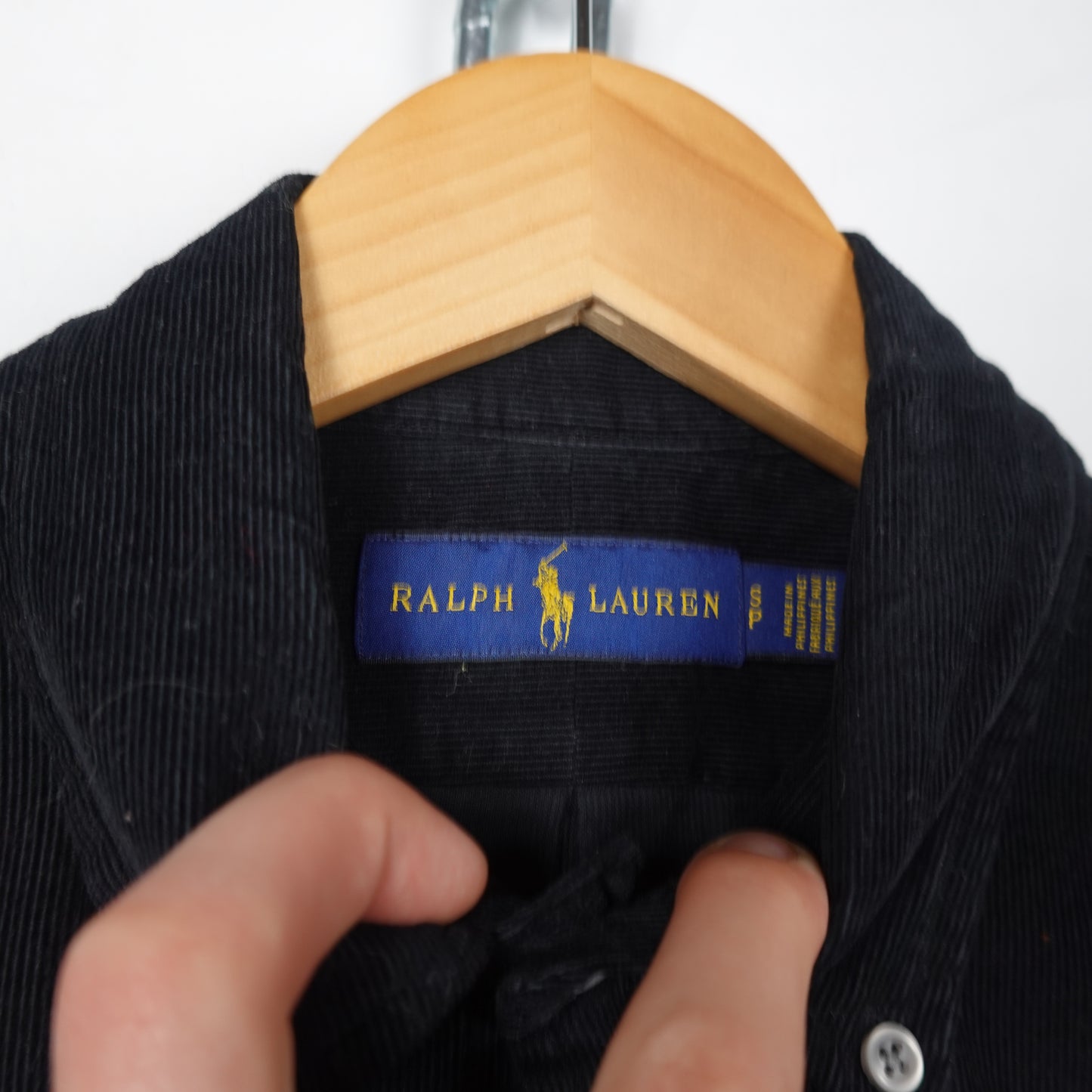 Polo RL Racing Bear Corduroy Shirt - Size S