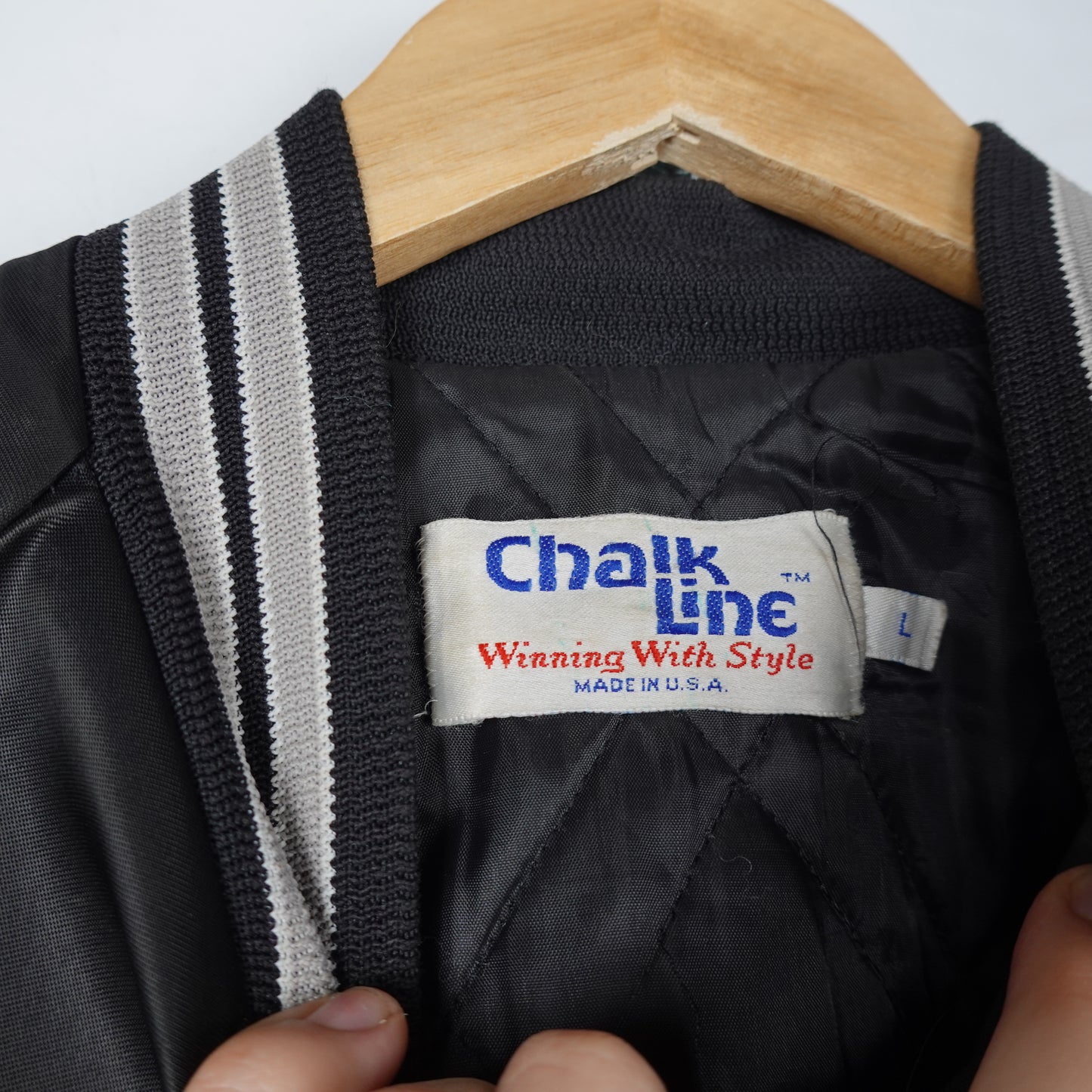 1990s Raiders Chalk Line Starter jacket - Size L
