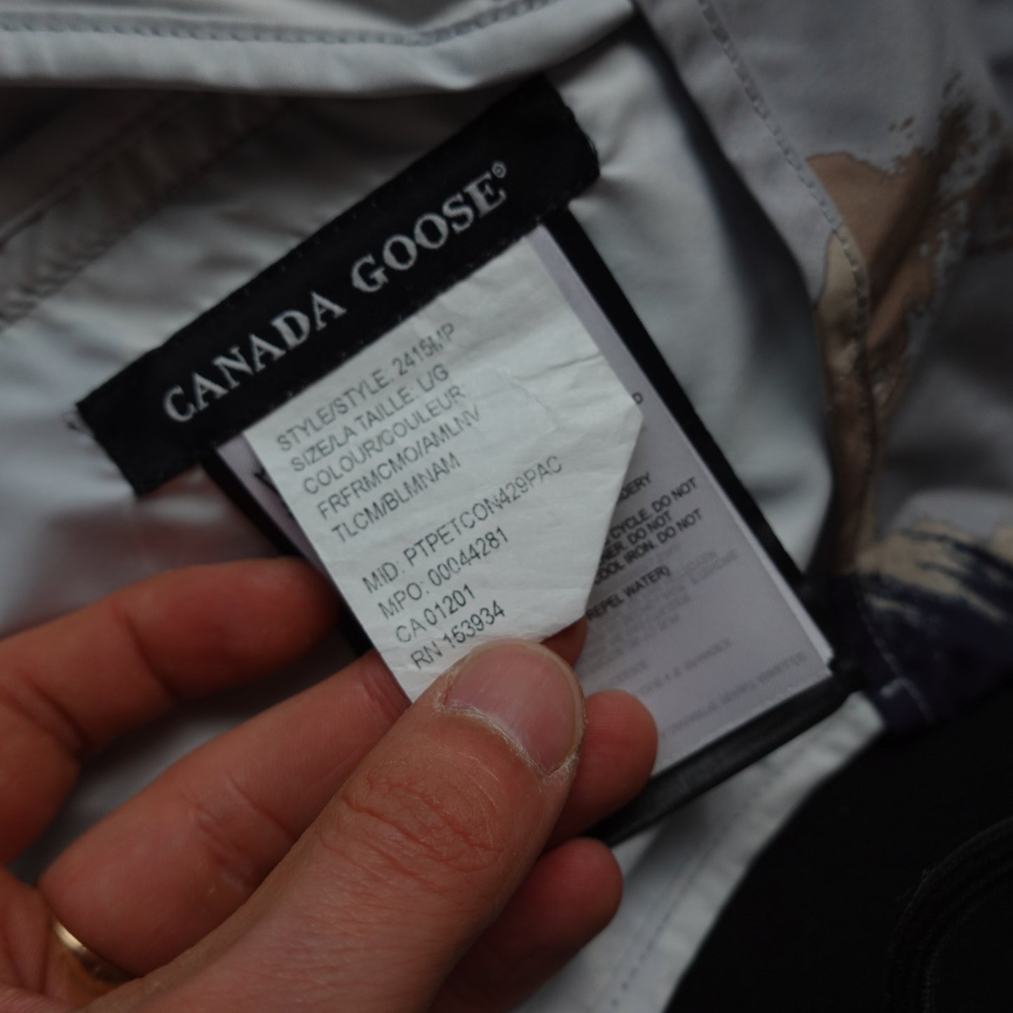 Canada Goose Free Form Camo Bomber Jacket - Size L