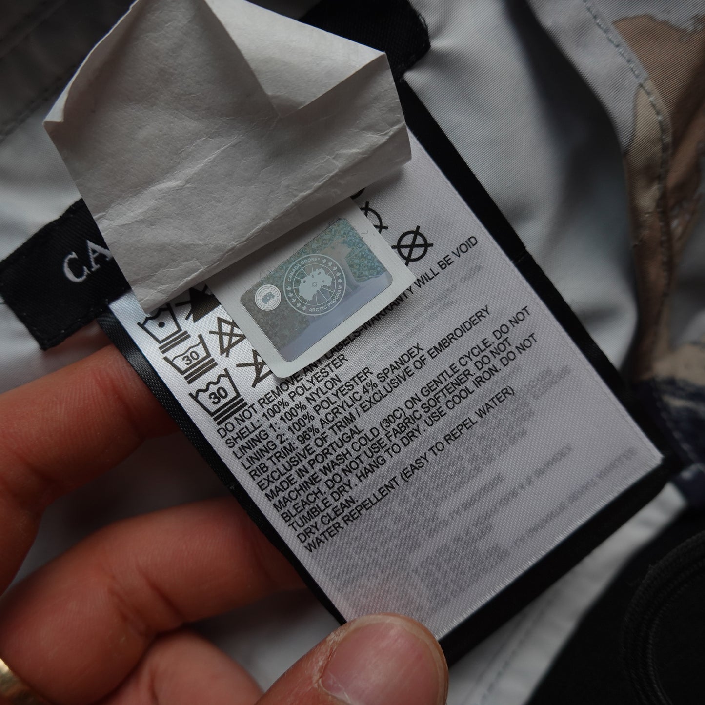 Canada Goose Free Form Camo Bomber Jacket - Size L