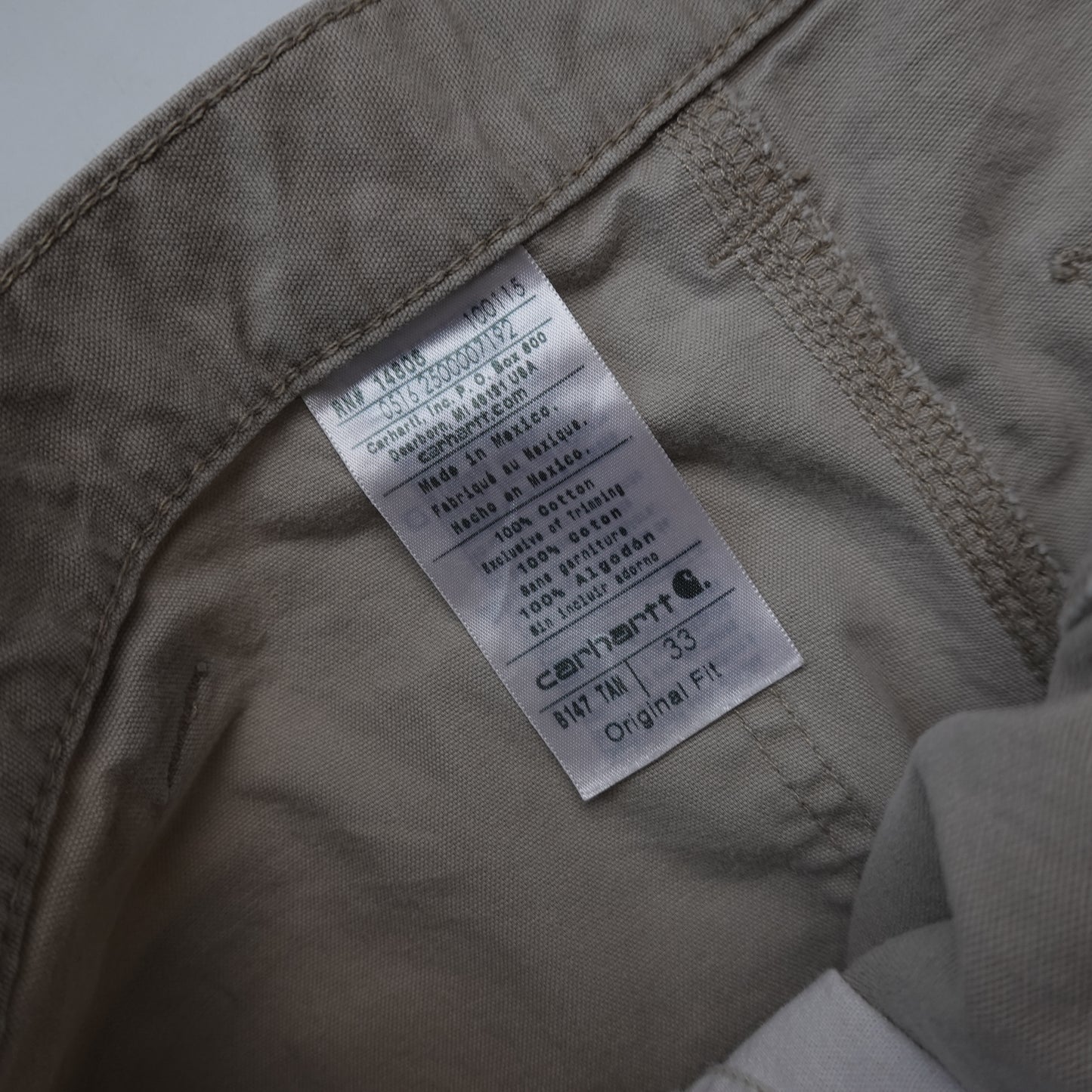 Carhartt Tan Shorts - Size 33