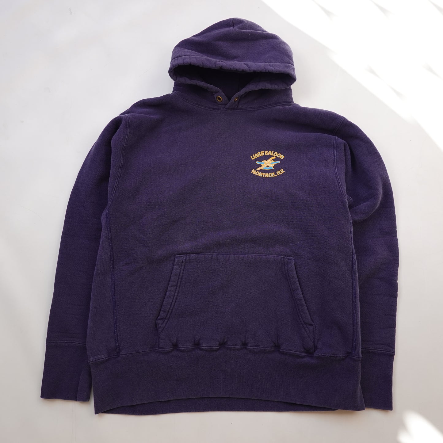 Camber Double Thick Navy Hoodie - Size XL