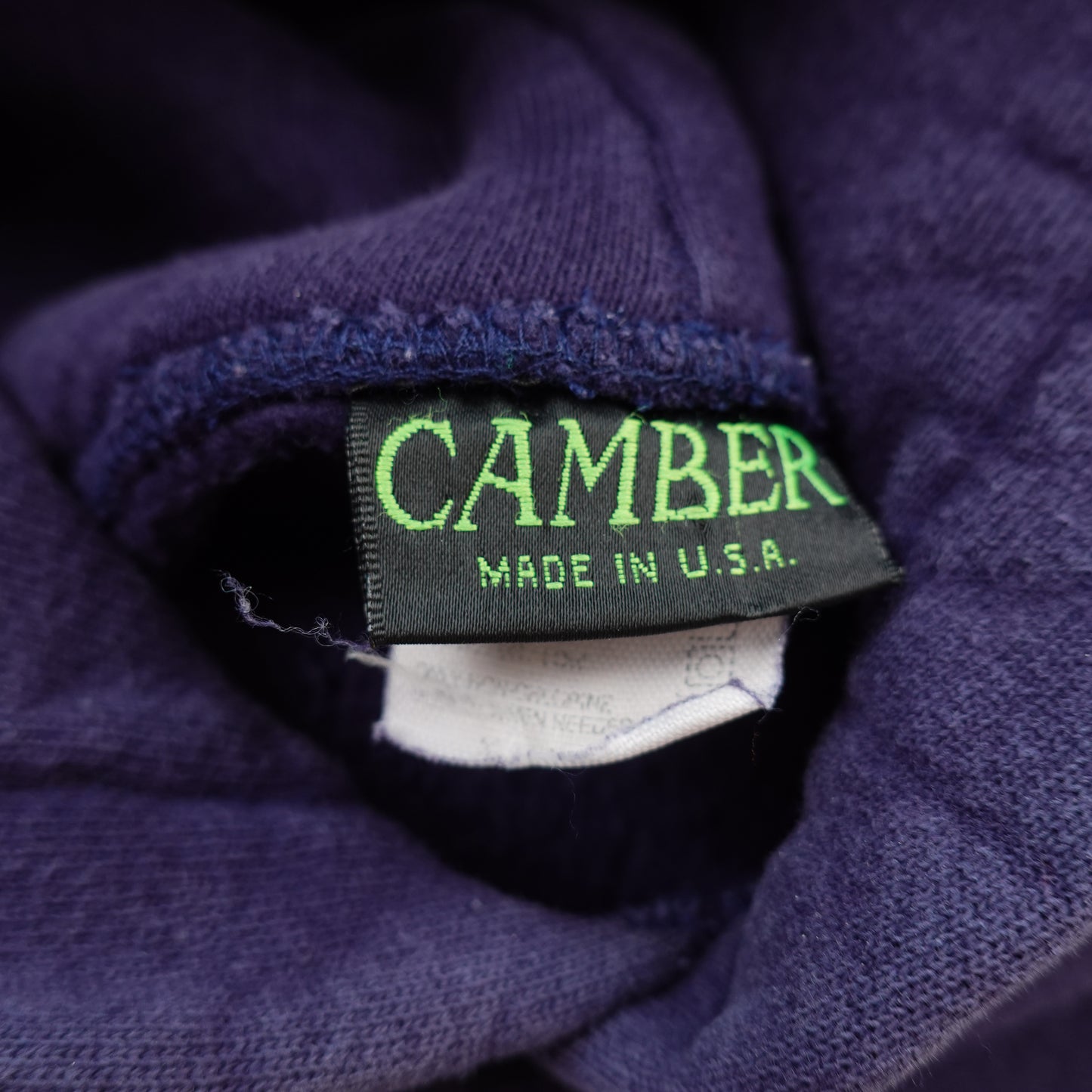 Camber Double Thick Navy Hoodie - Size XL