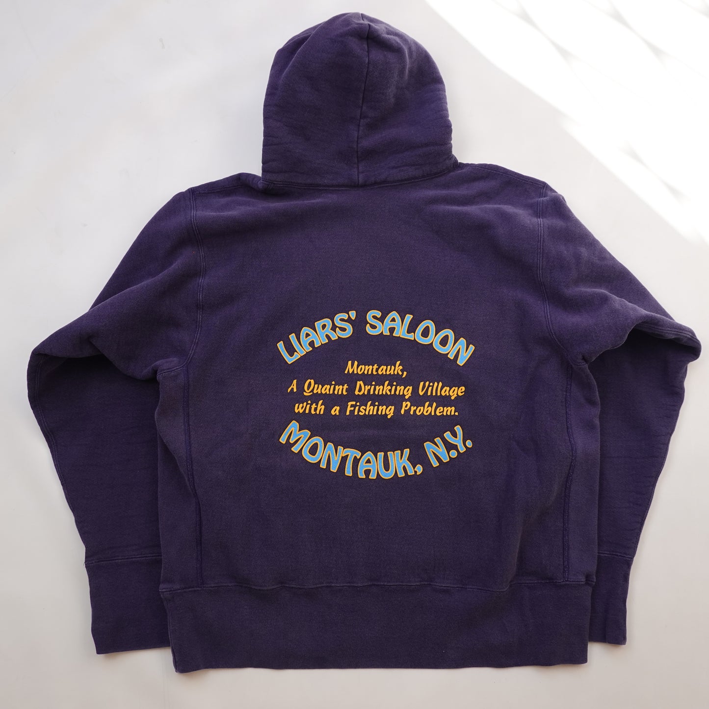 Camber Double Thick Navy Hoodie - Size XL