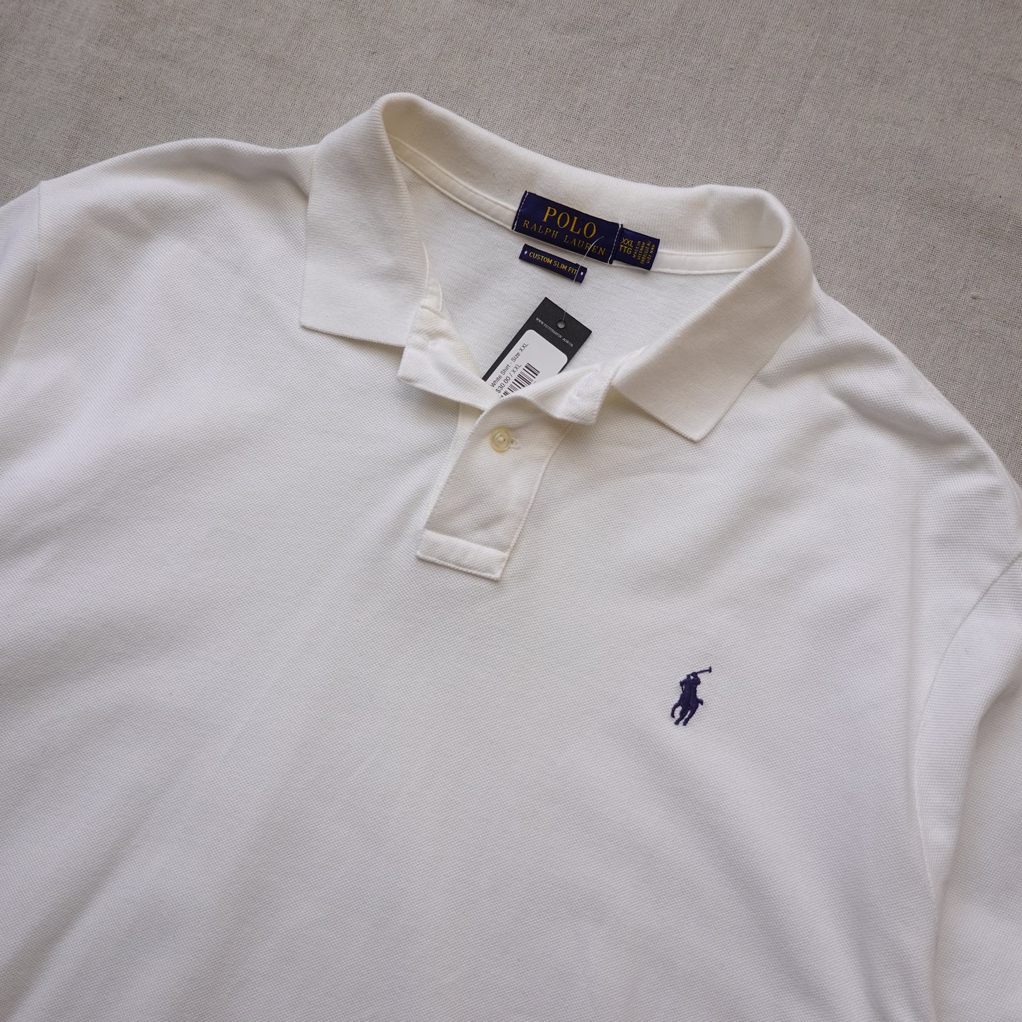 Polo RL White Shirt - Size XXL