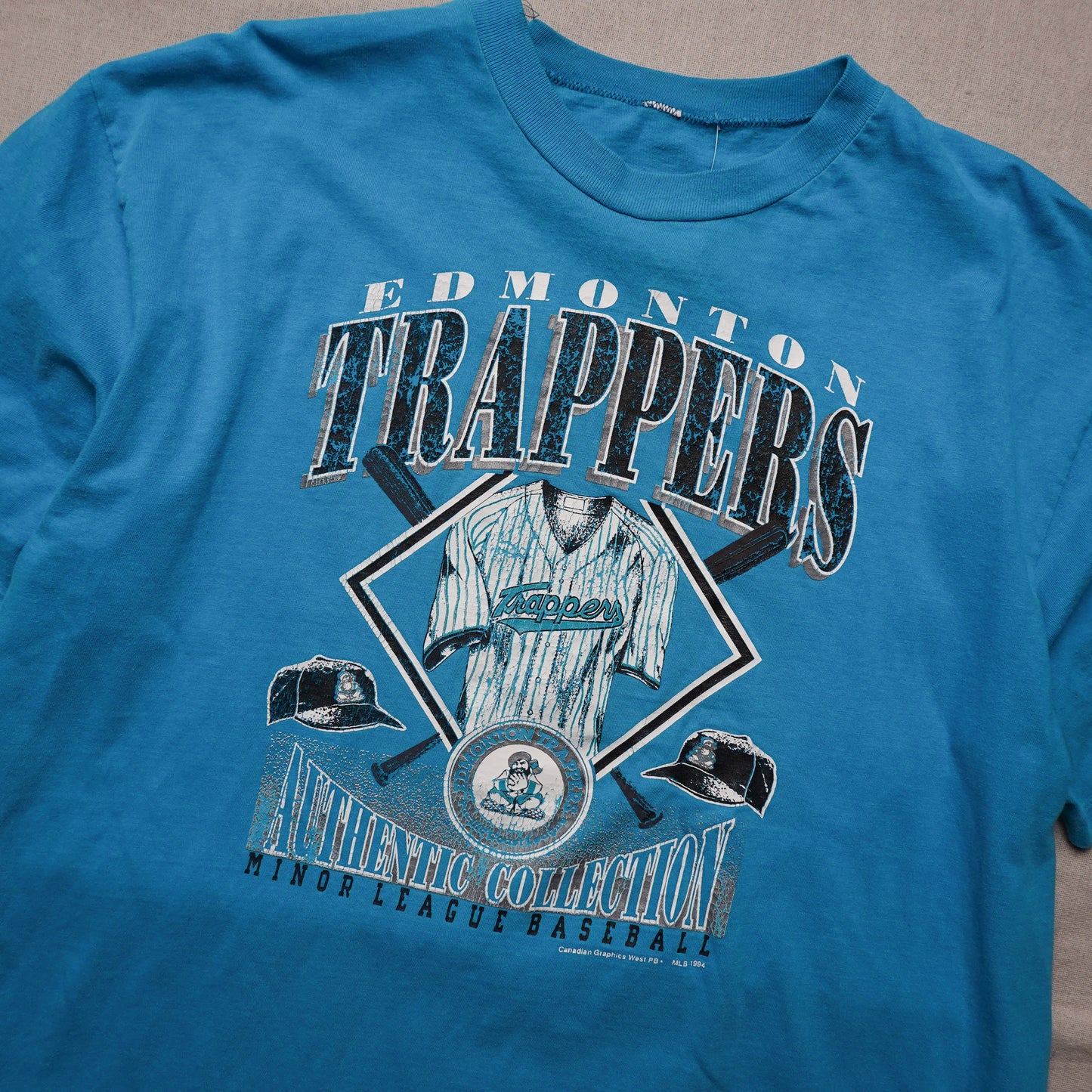 Vintage Edmonton Trappers Tee - Size XL