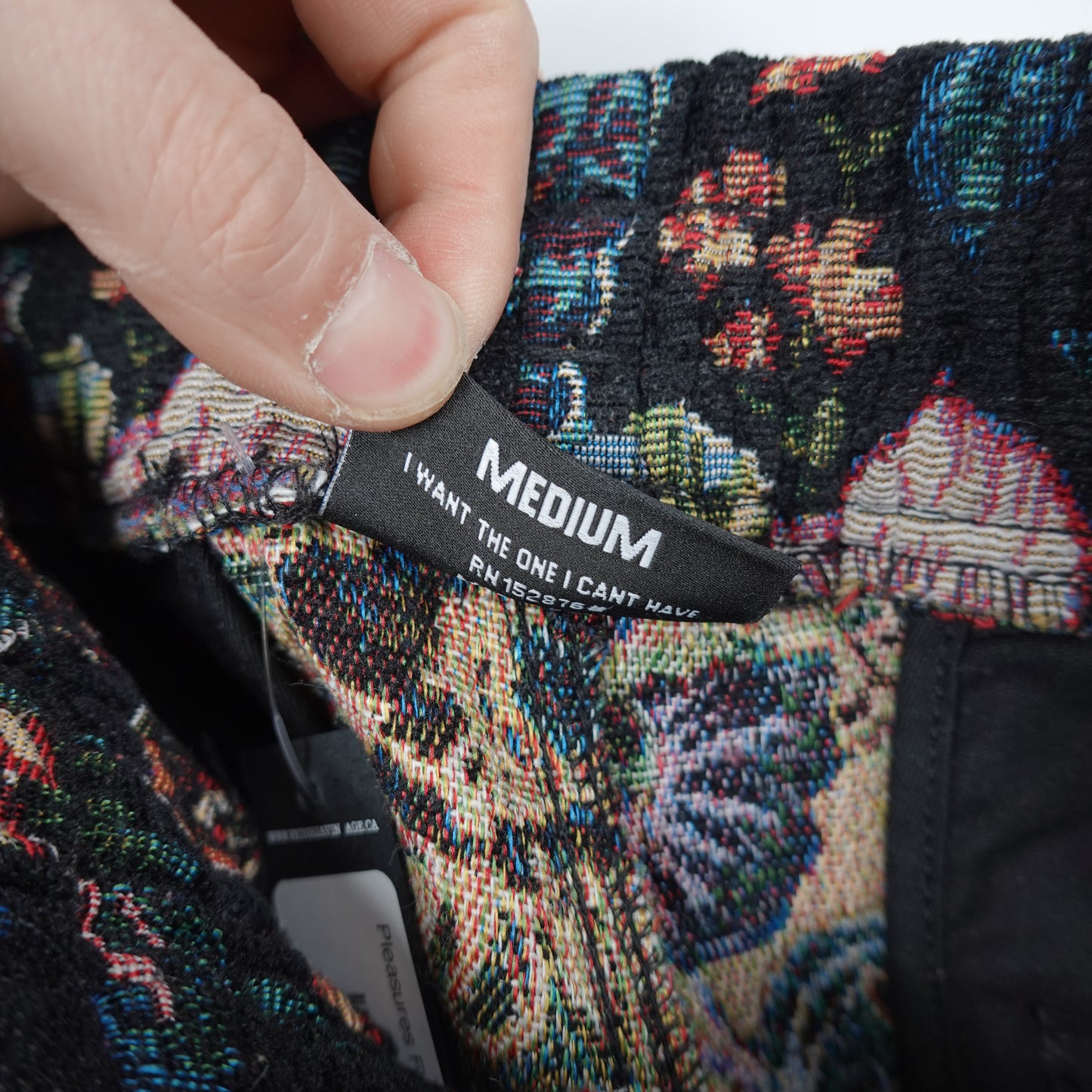 Pleasures Floral Pant - Size M