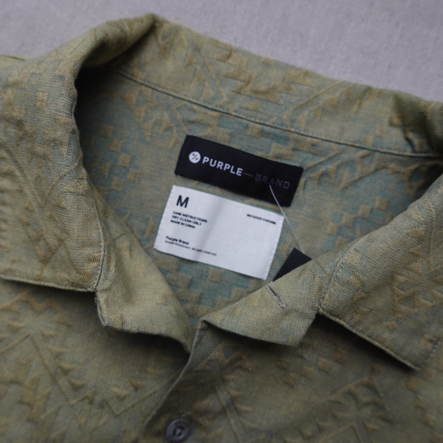 Purple Brand Button Up Shirt - Size M