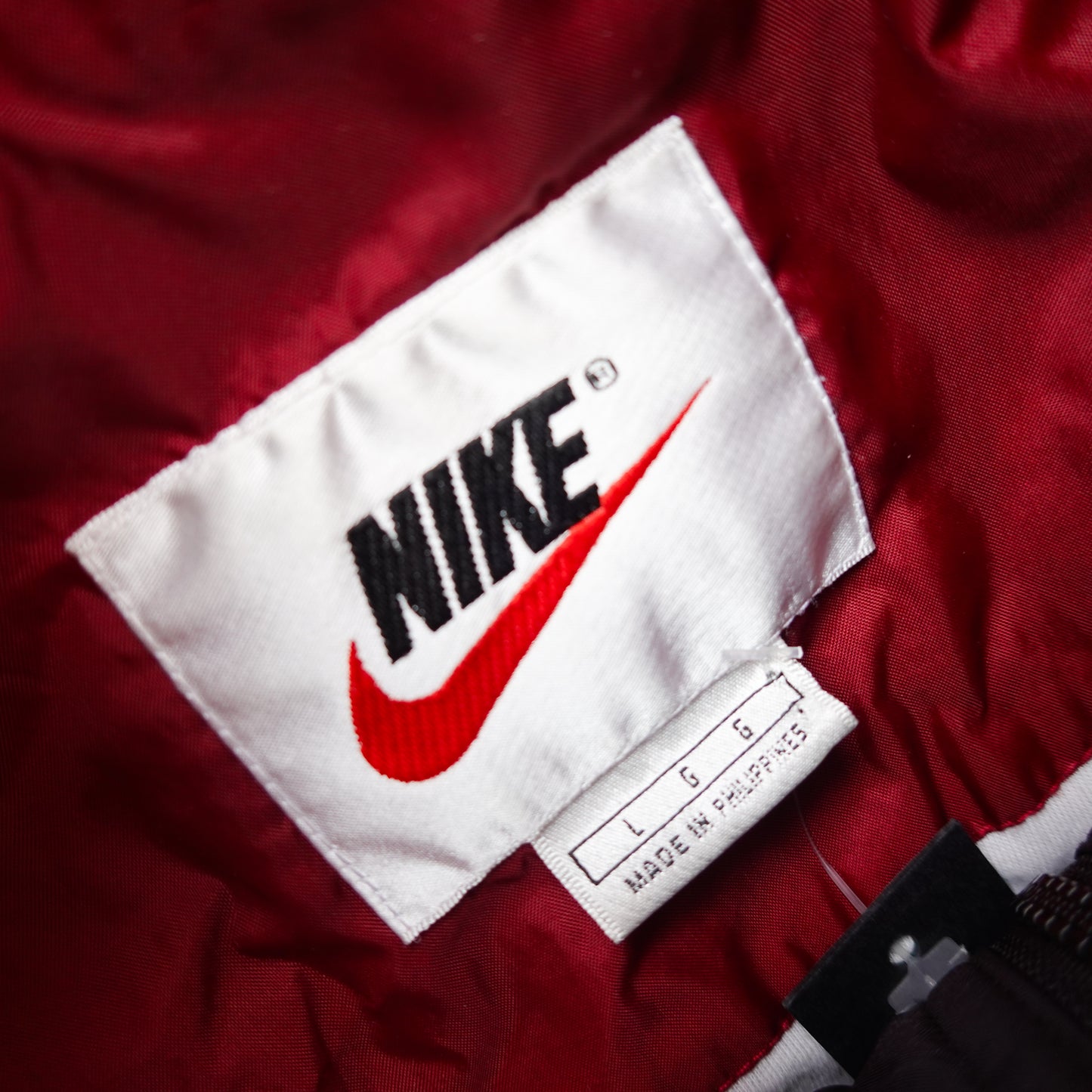 1990s Nike Burgundy Windbreaker - Size L