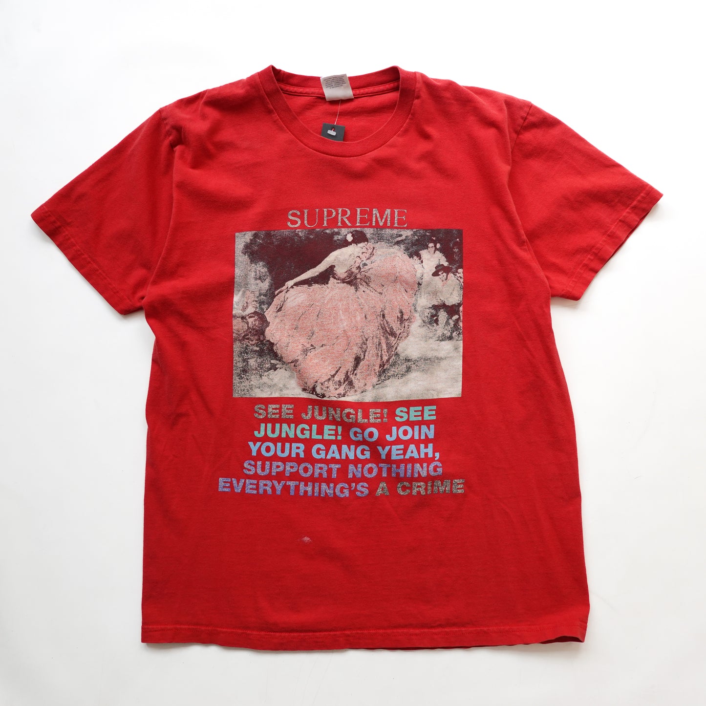 SS16 Supreme Voir Jungle! Tee - Size L
