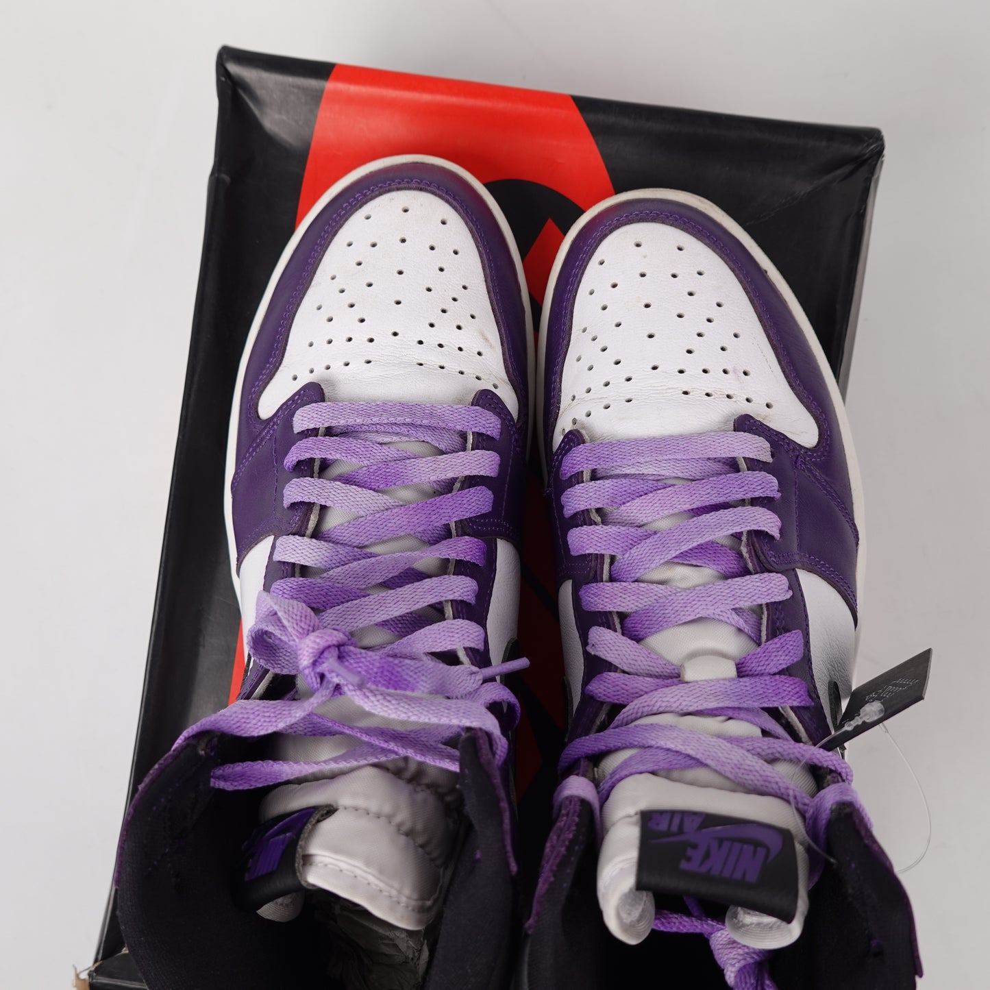 Jordan 1 Court Purple - Size 10.5