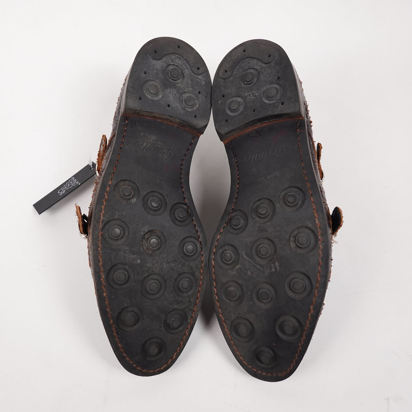 Allen Edmonds Monk Strap Distressed Loafers - Size 10.5