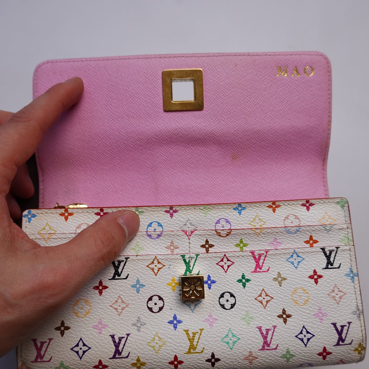 2011 Louis Vuitton Multicolore Sarah Noeud Wallet