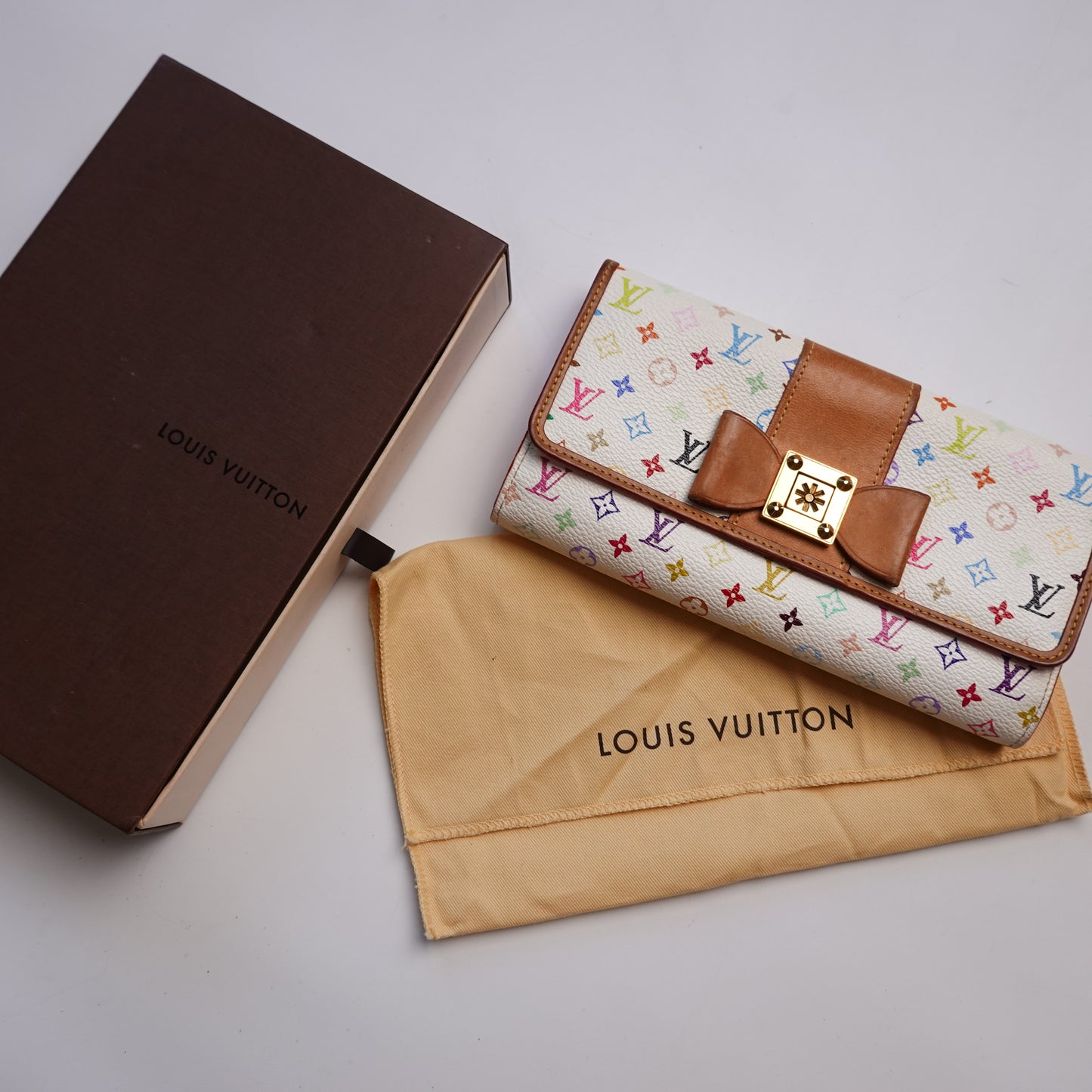 2011 Louis Vuitton Multicolore Sarah Noeud Wallet