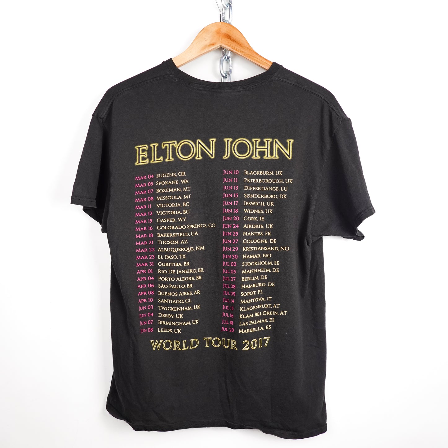 2017 Elton John Tour Tee - Size L
