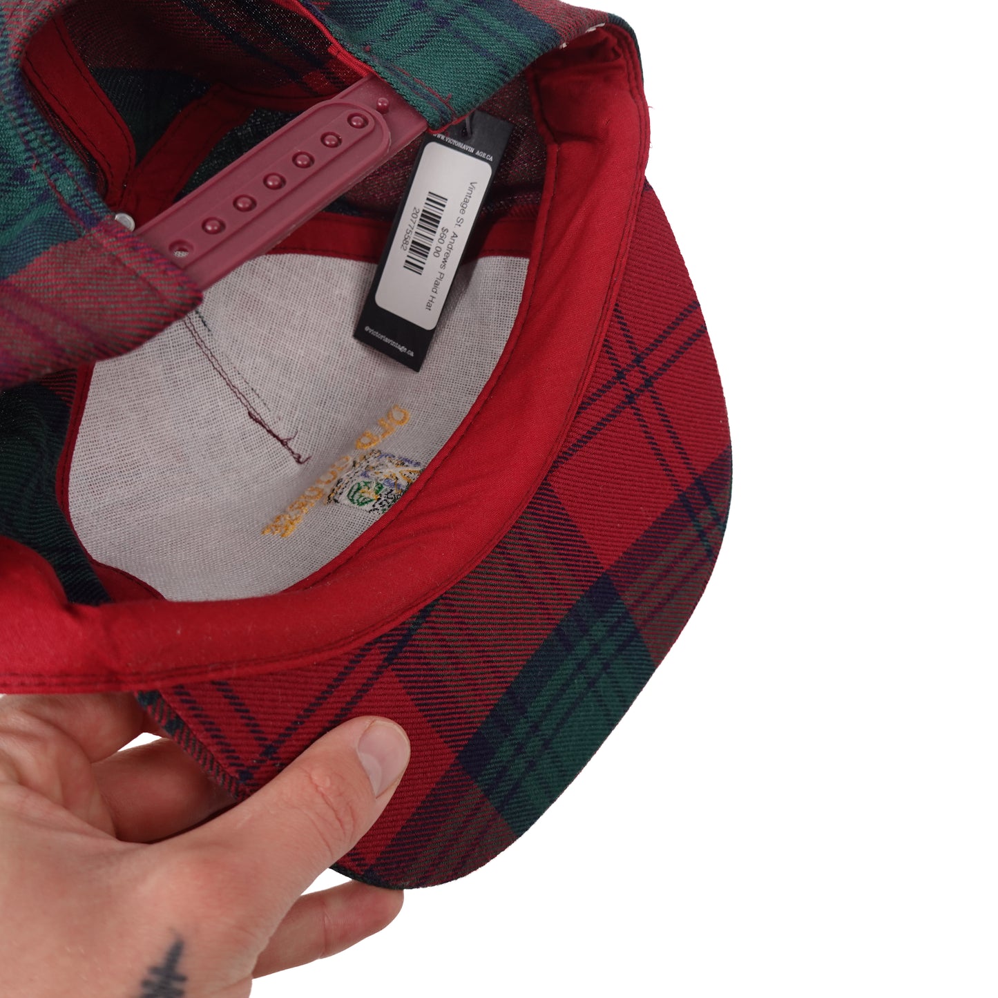 Vintage St. Andrews Plaid Hat