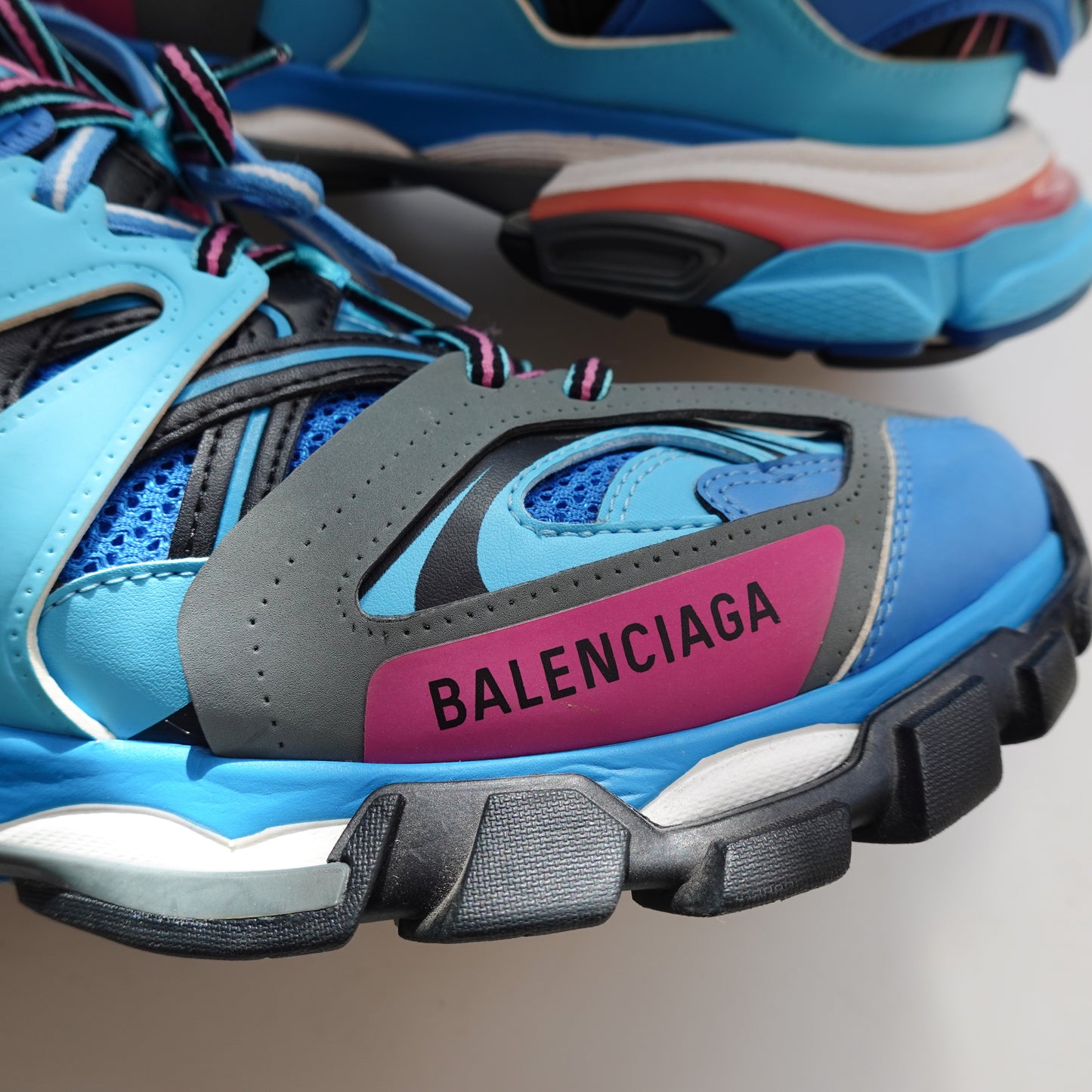 Balenciaga Track 'Light Blue Pink' - Size 9