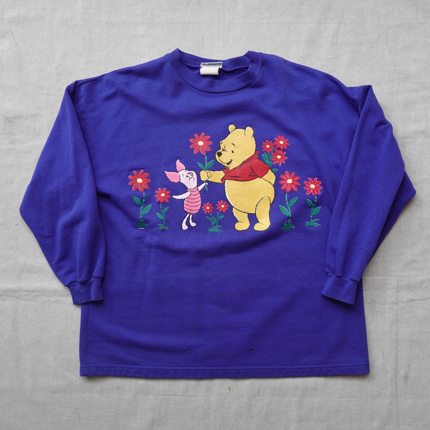 Vintage Whinnie The Pooh Crew - Size L