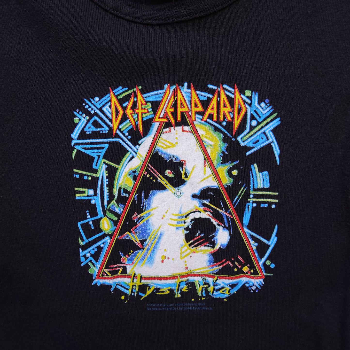 2004 Def Leppard Baby Tee - Womens L