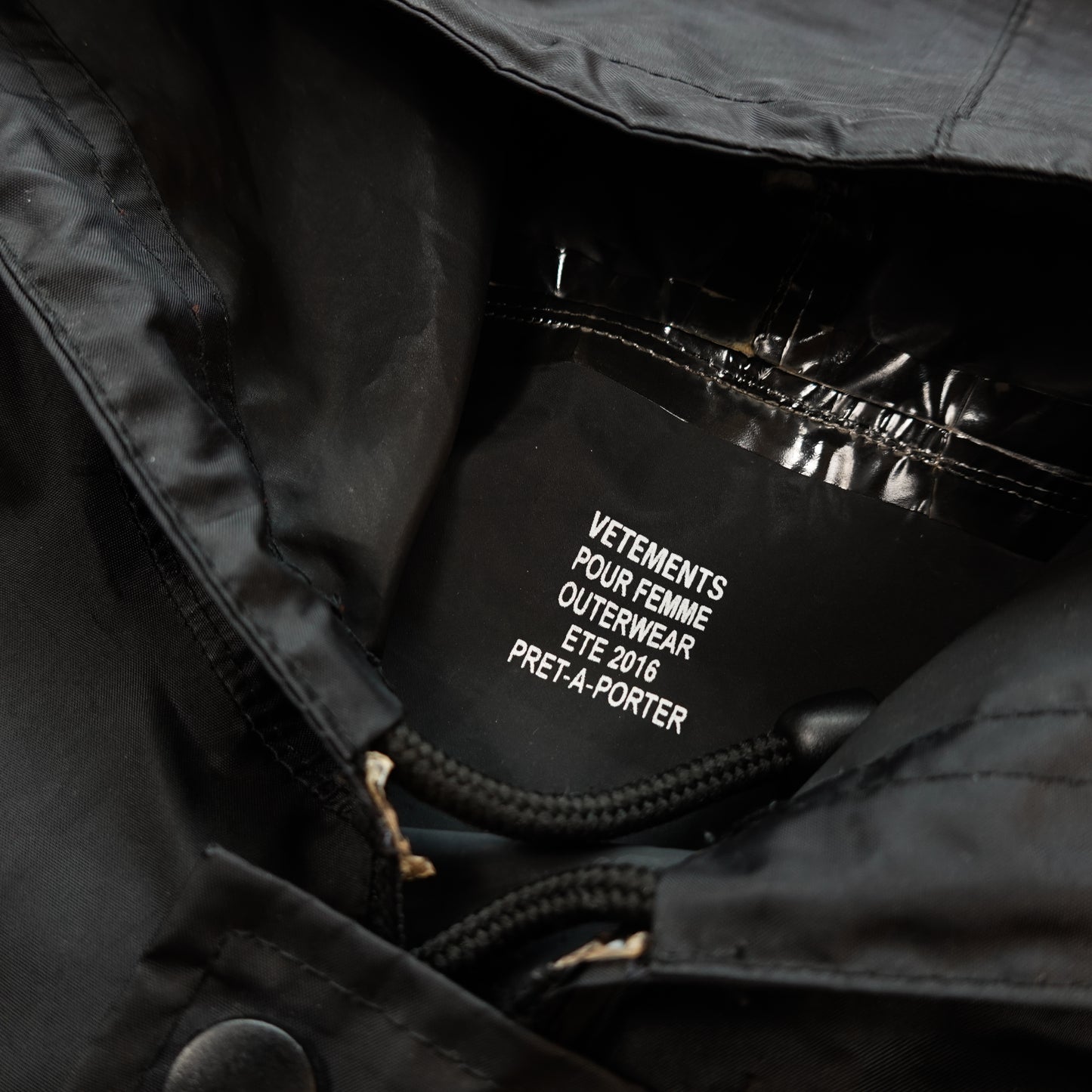 2016 Vetements Rain Jacket - Fits 2XL