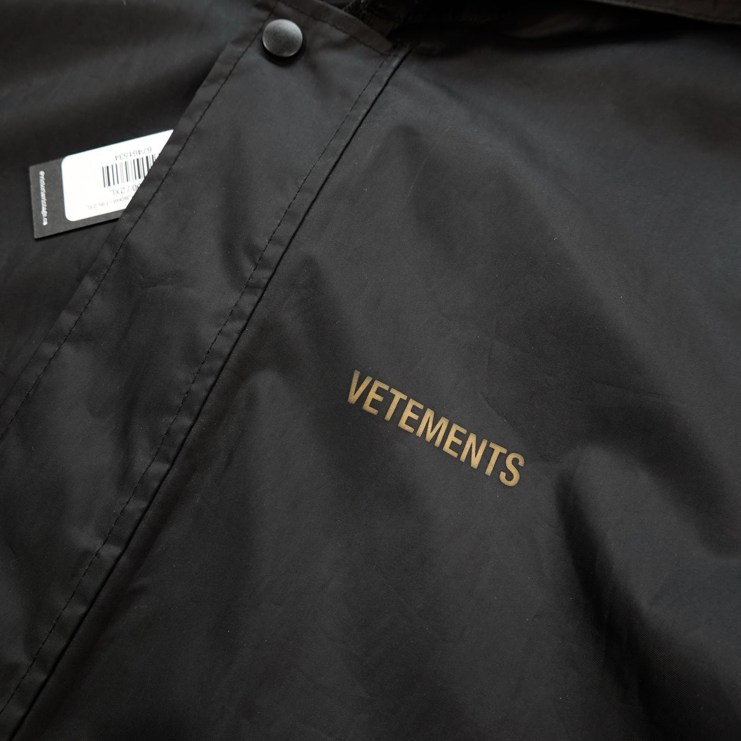 2016 Vetements Rain Jacket - Fits 2XL