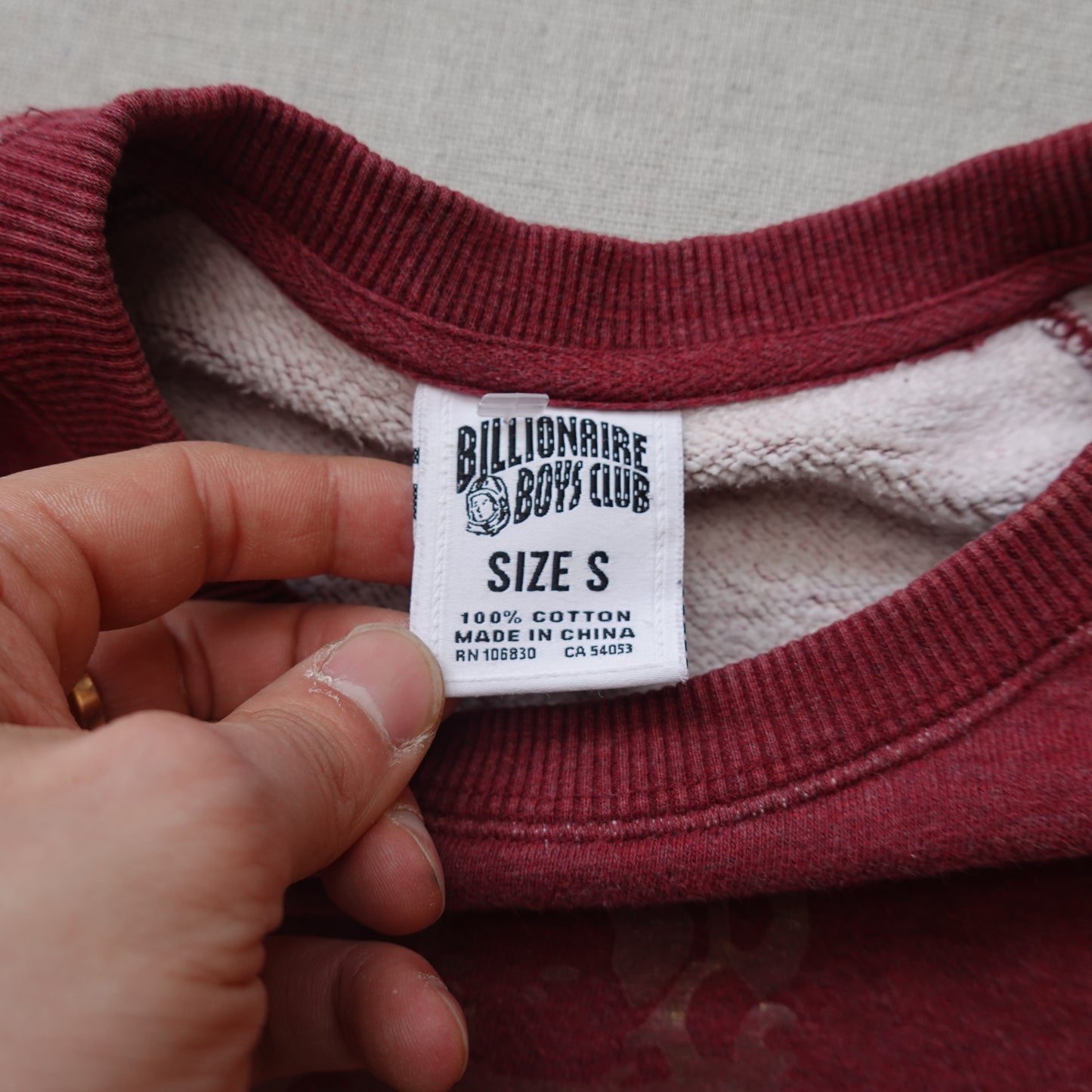 Billionaire Boys Club Crew - Size S