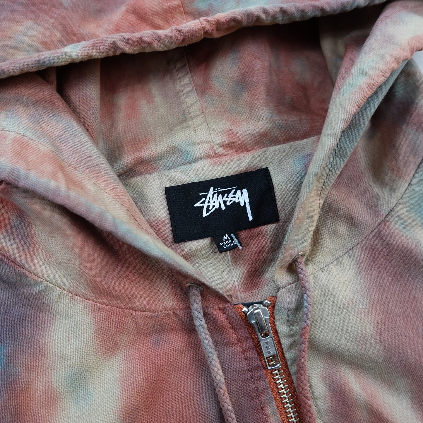 Stussy Dyed Hooded Work Jacket - Size M